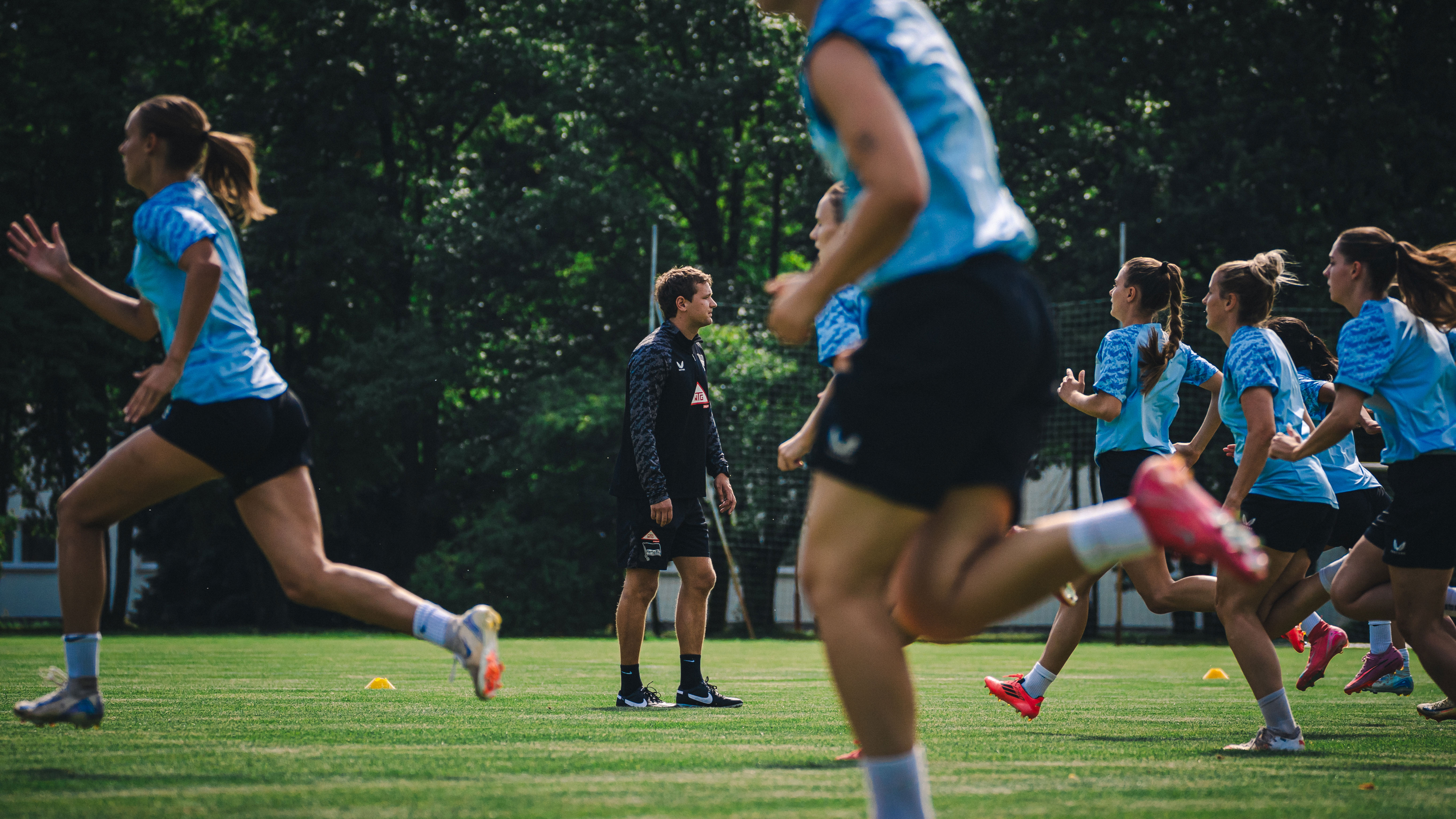 Unsere 1. Frauen im Trainingslager in Kienbaum.