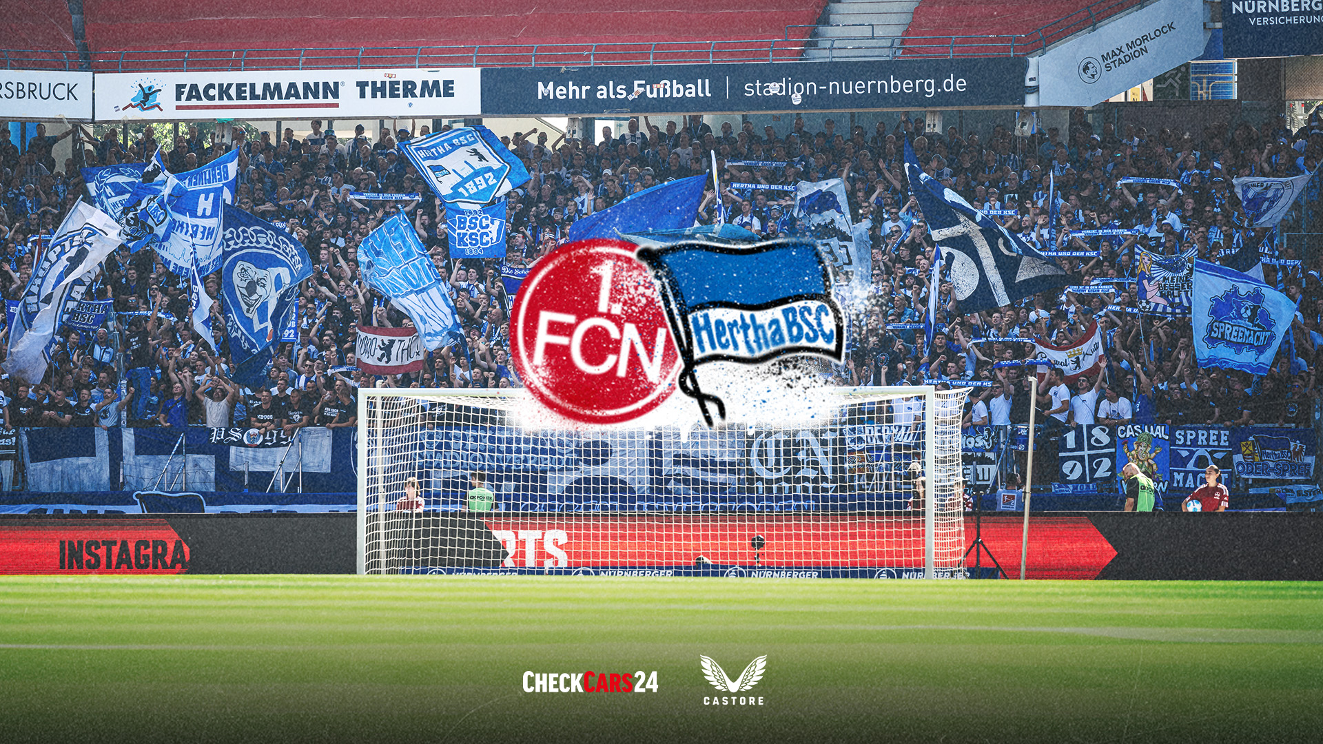 Die Ticketgrafik für das Auswärtsspiel in Nürnberg.