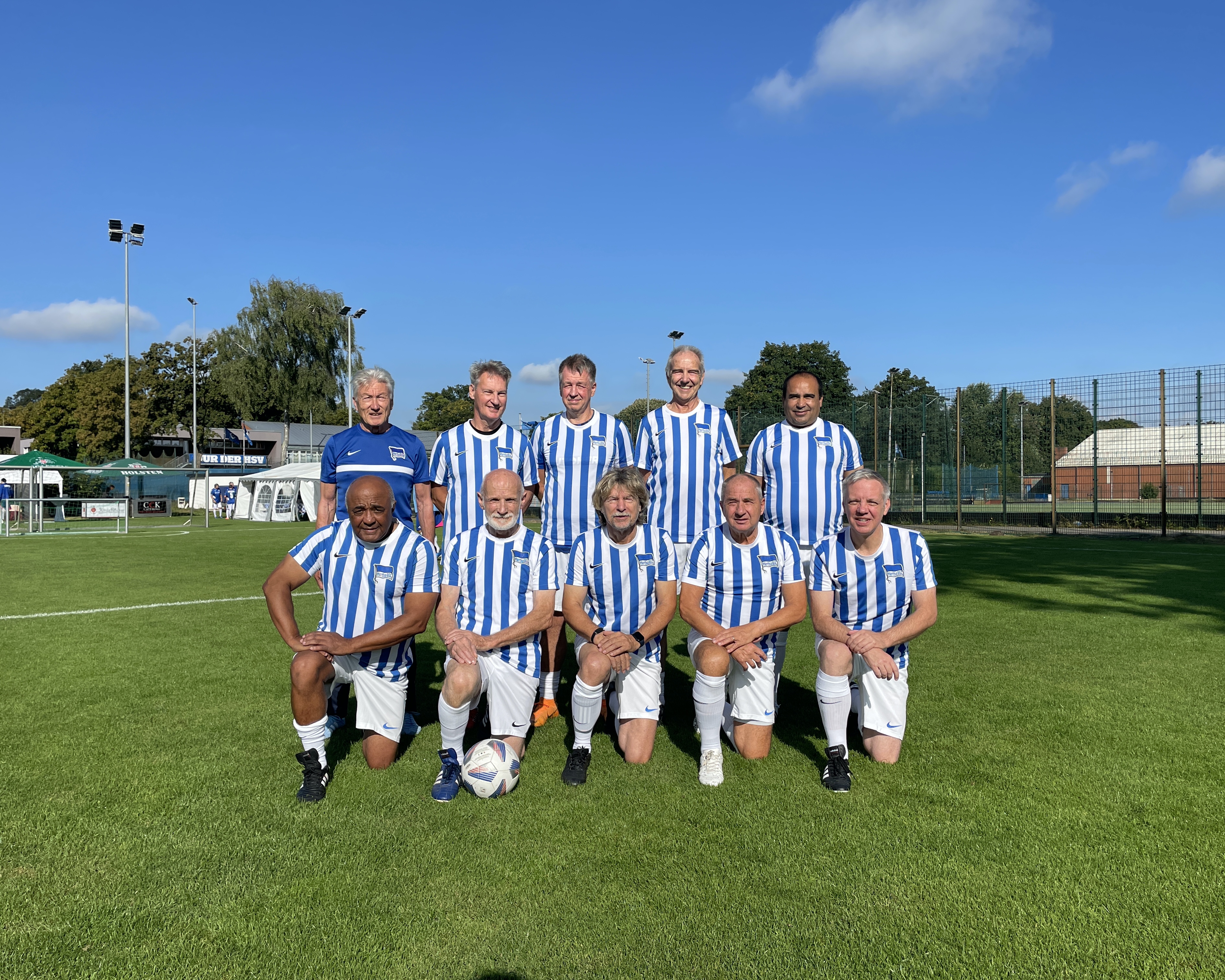Mannschaftsfoto unseres Walking Football-Teams.