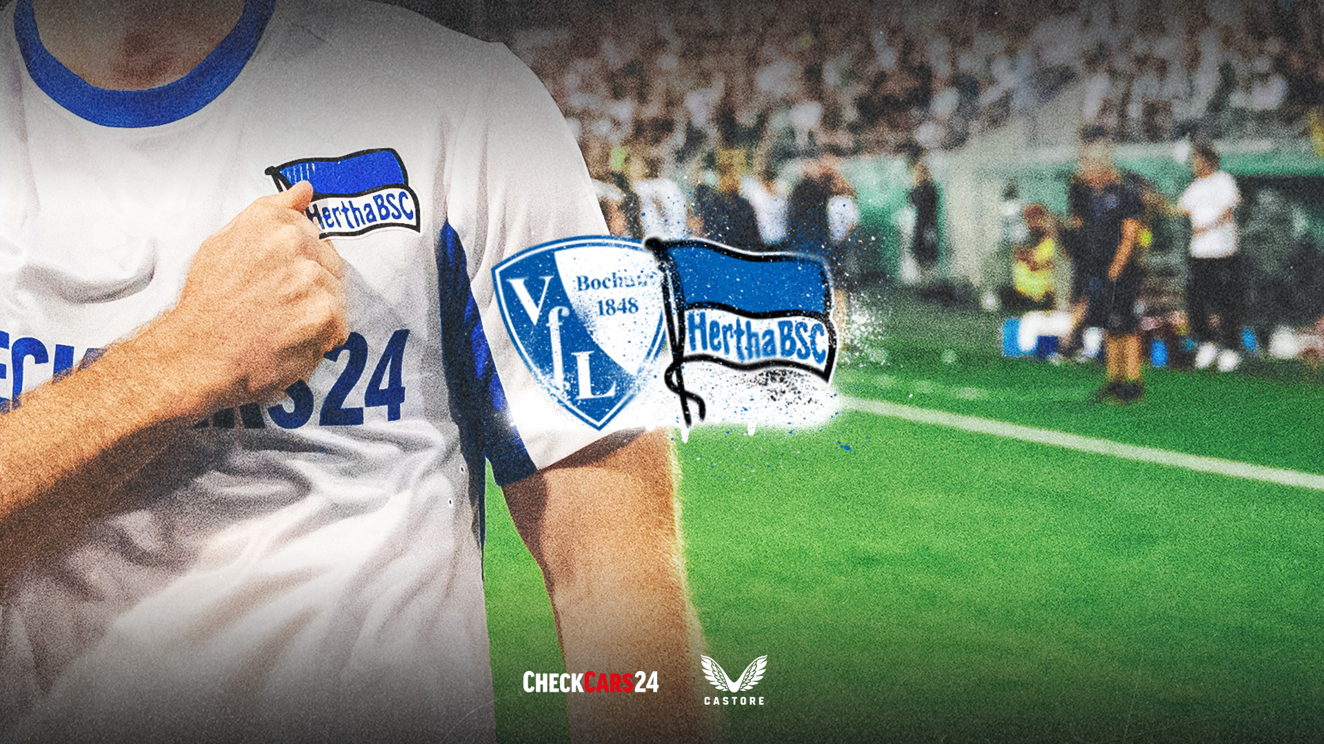 Die Ticketankündigung für das Auswärtsspiel in Bochum.