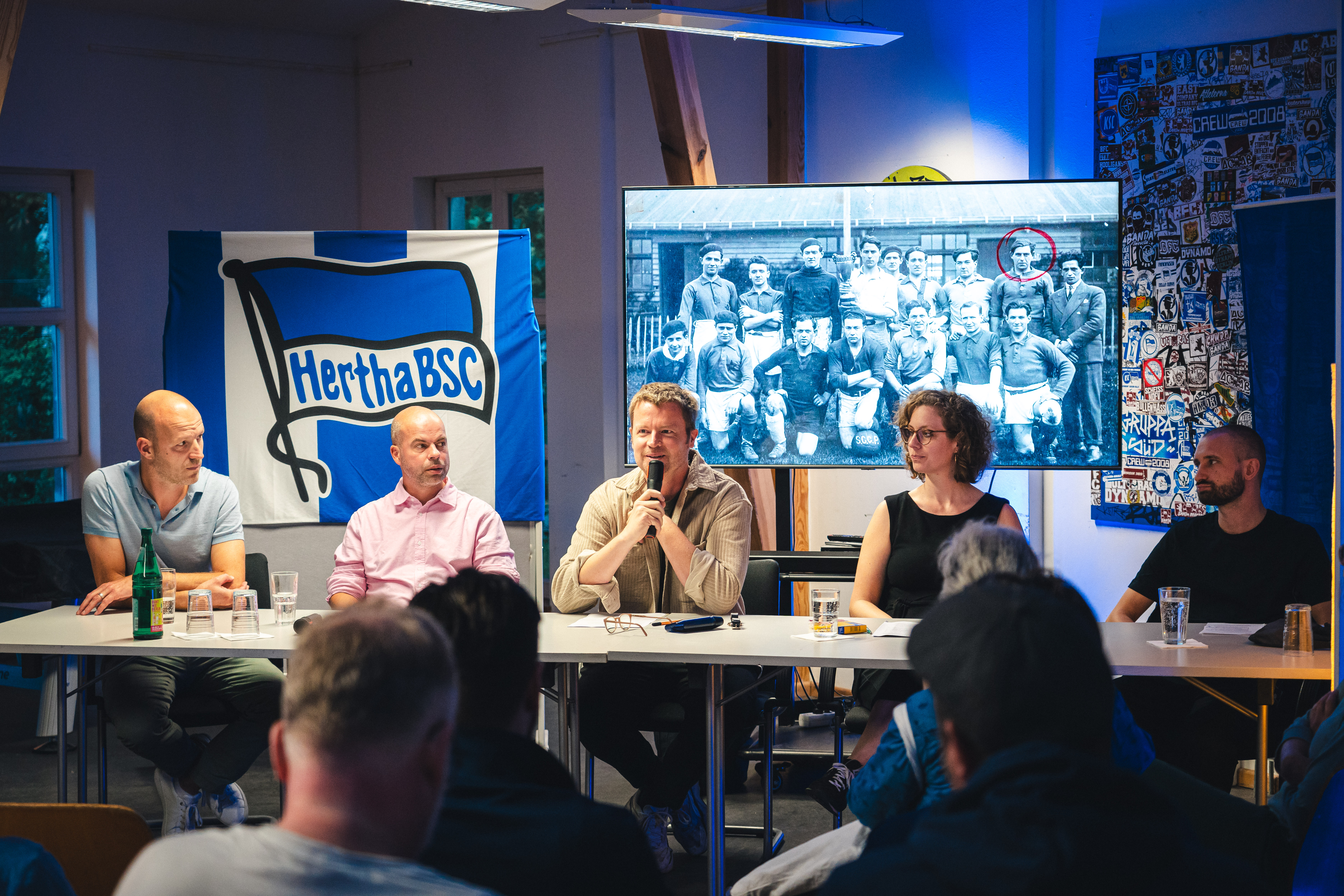 Veranstaltung rund um den Herthaner Bram Appel.
