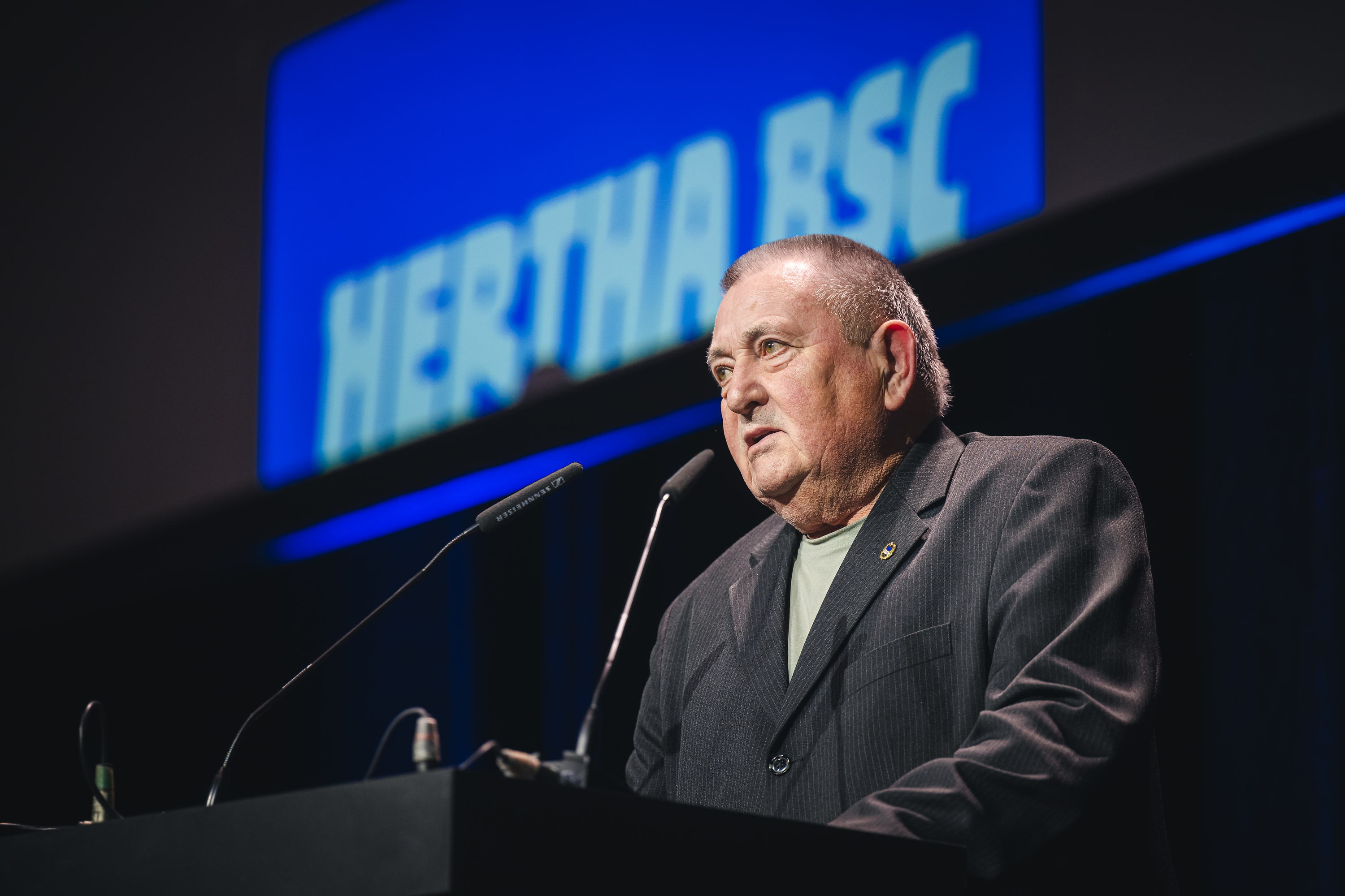 Hans-Joachim Bläsing bei einer MV.