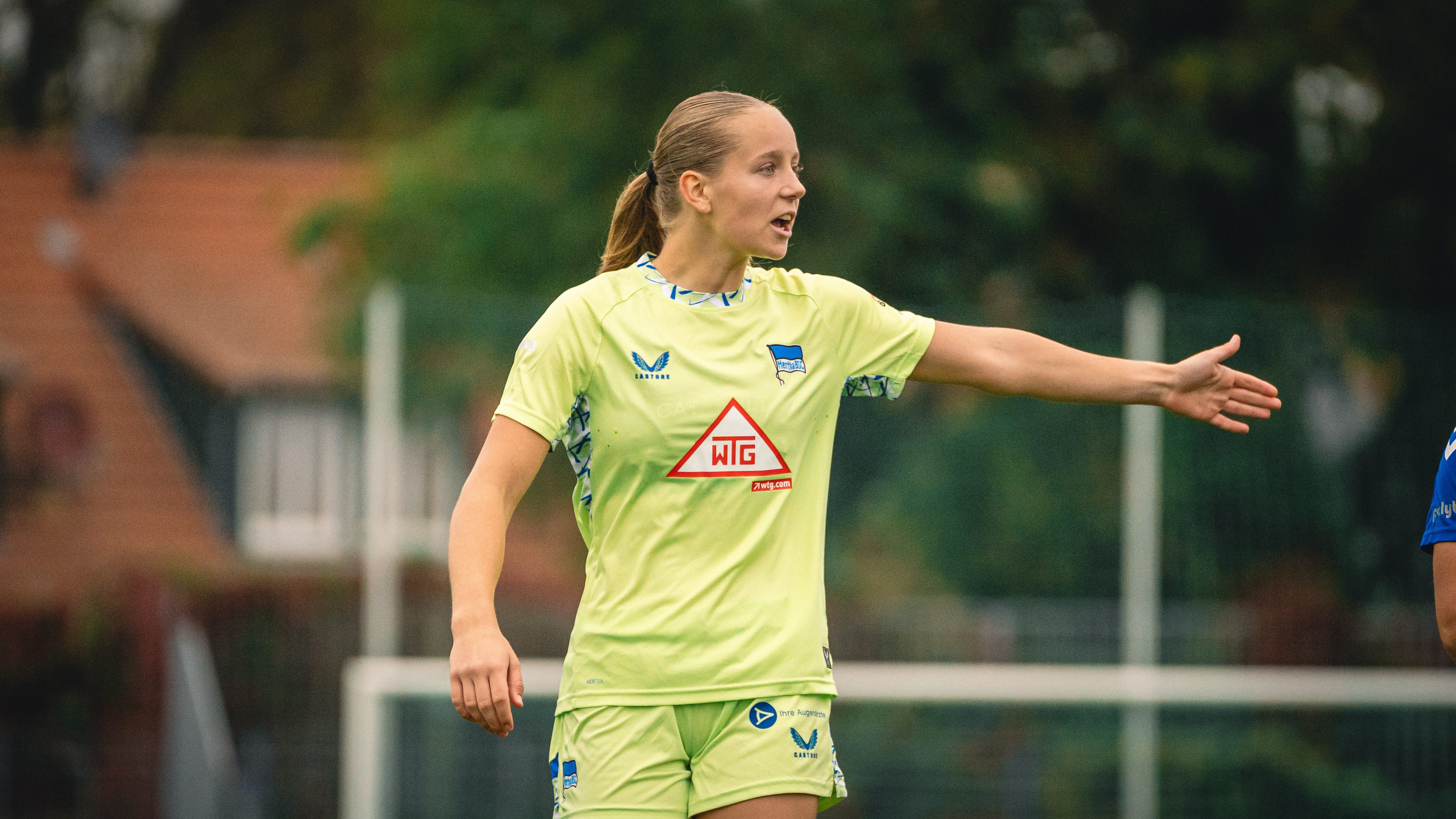 Elfie Wellhausen im Spiel gegen den 1. FC Magdeburg.