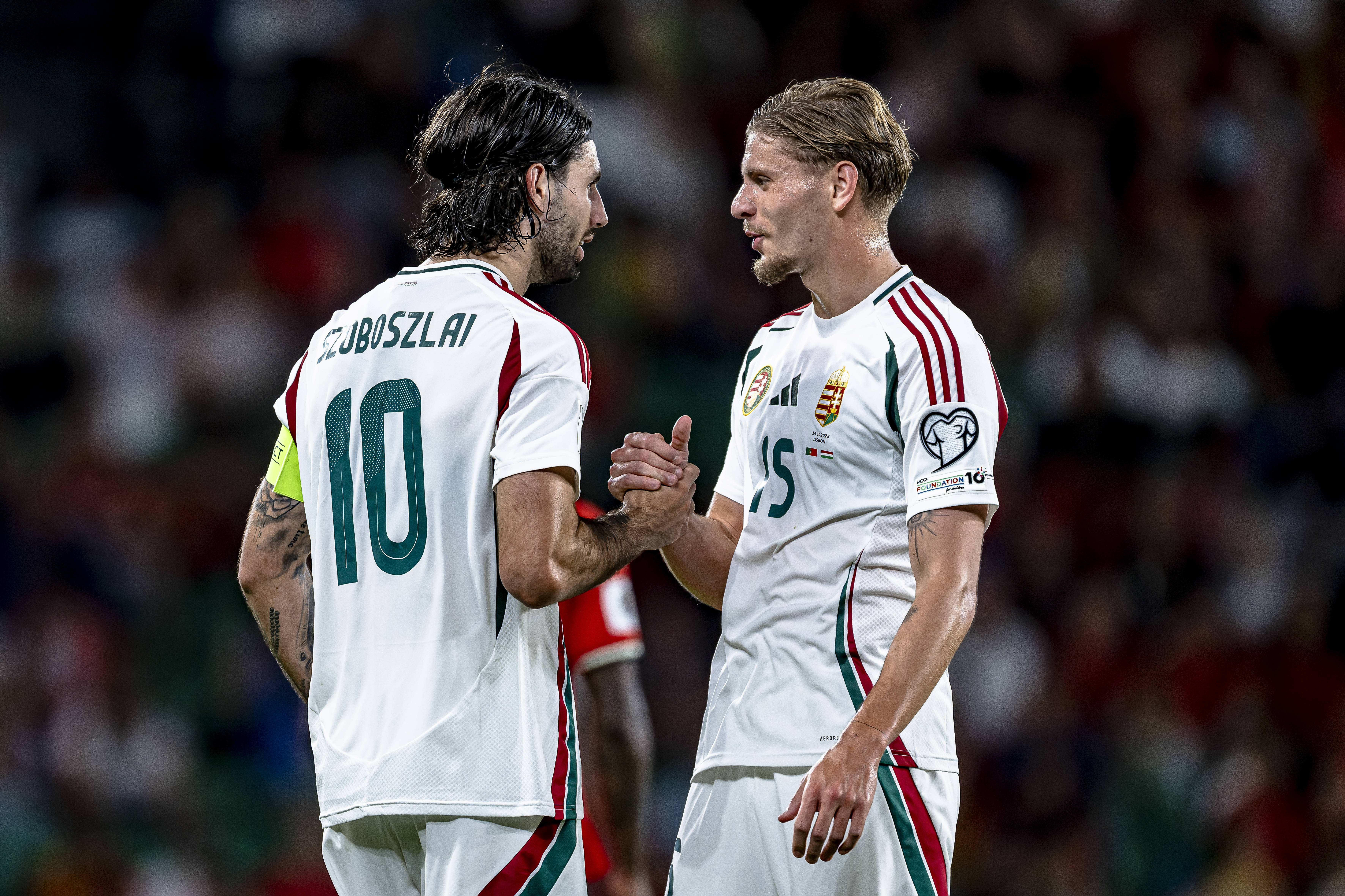 Dominik Szoboszlai und Márton Dárdai im ungarischen Nationaltrikot.
