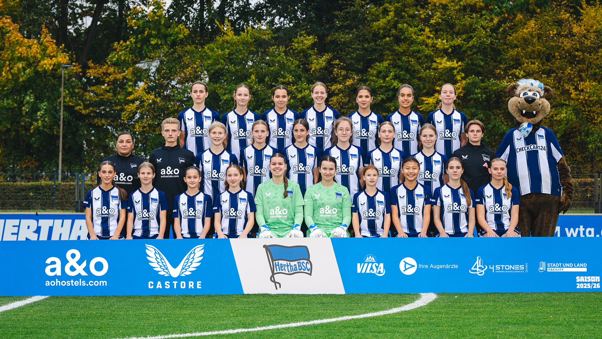 Das U15-Teamfoto der Saison 2025/26.