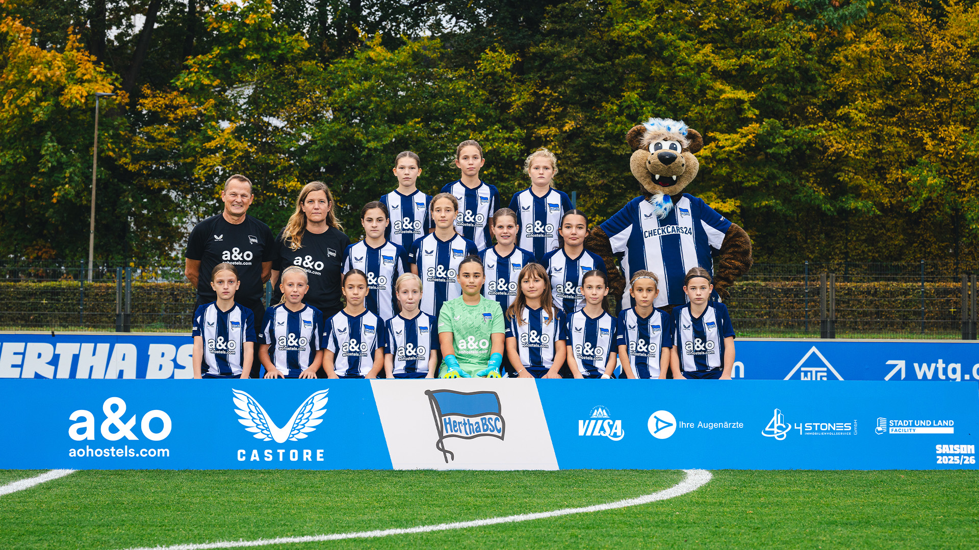 Das U13-Teamfoto der Saison 2025/26.