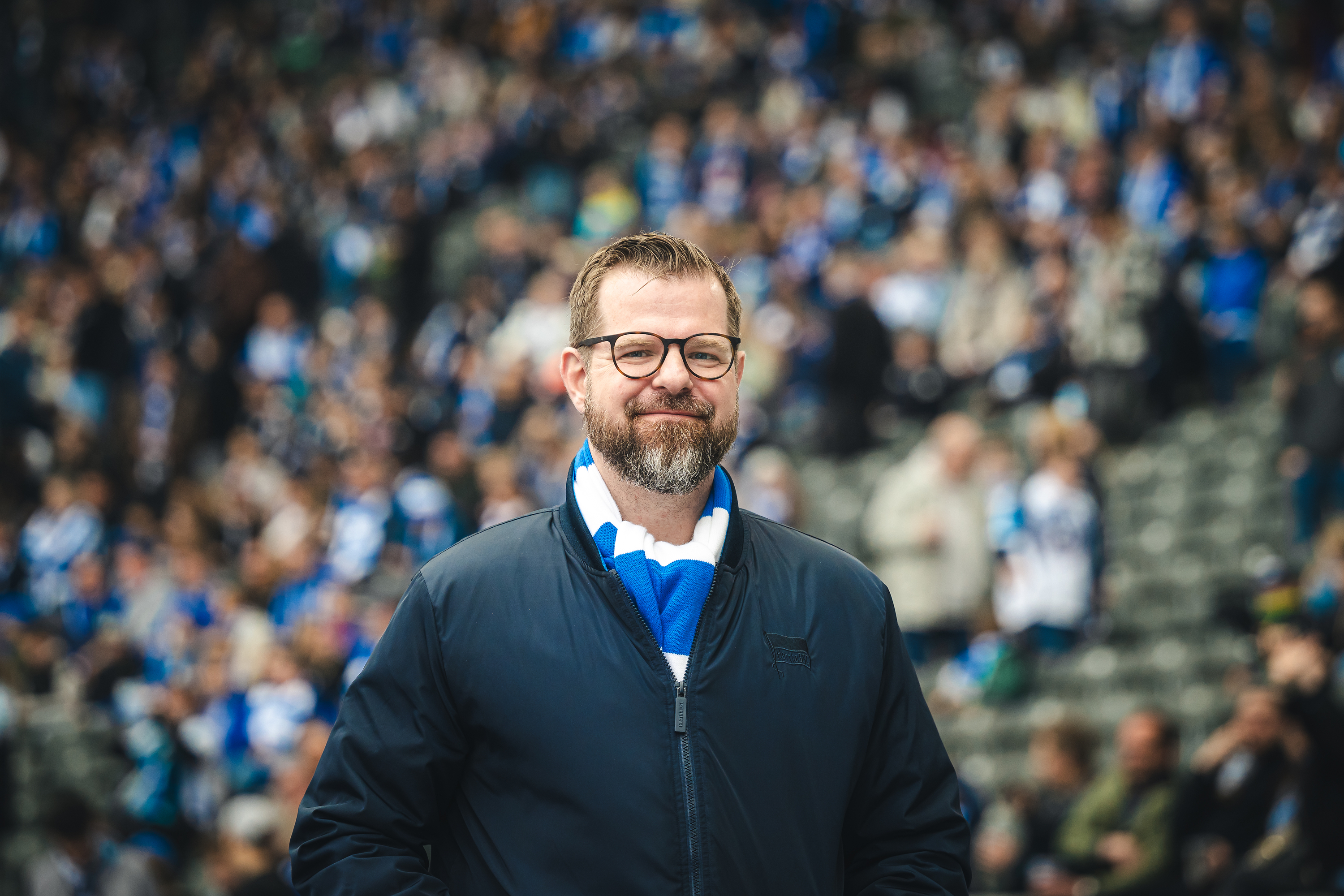 Fabian Drescher im Olympiastadion.