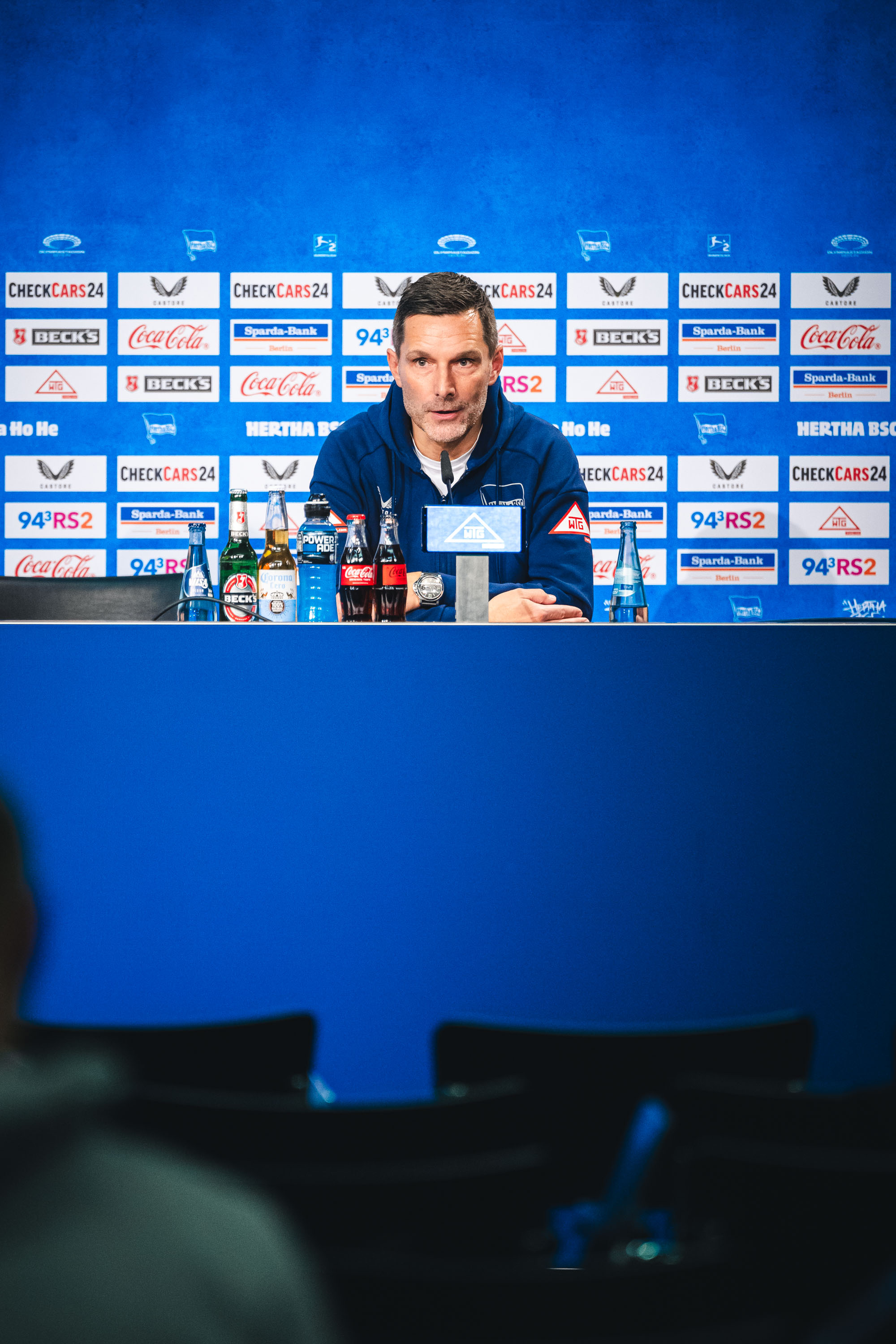 Stefan Leitl auf dem Podium.