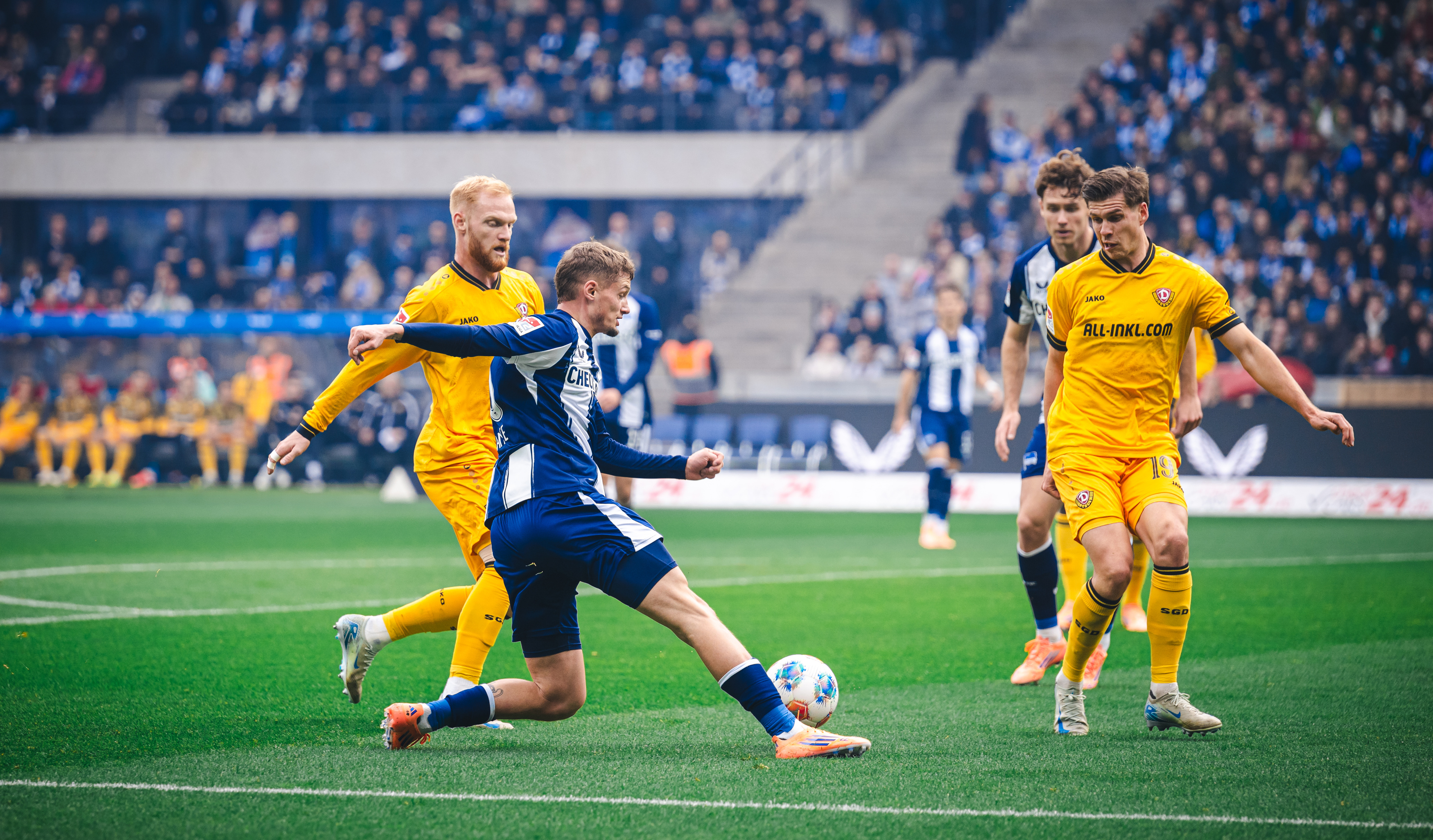 Cuisance im Dribbling.