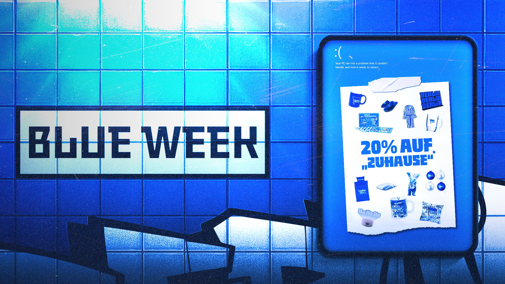 Die Grafik zum Montagsangebot der Blue Week.