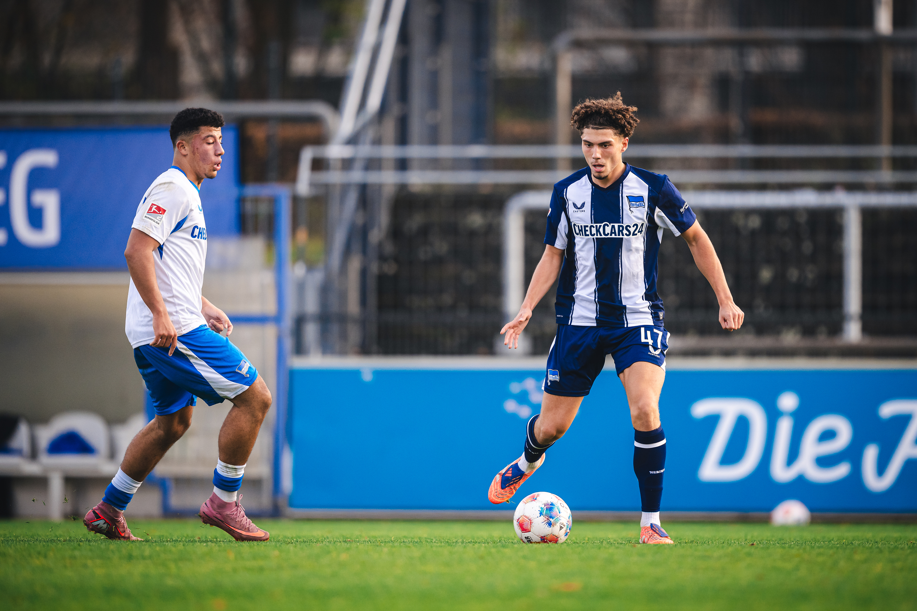 Selim Telib im Trainingsspiel.