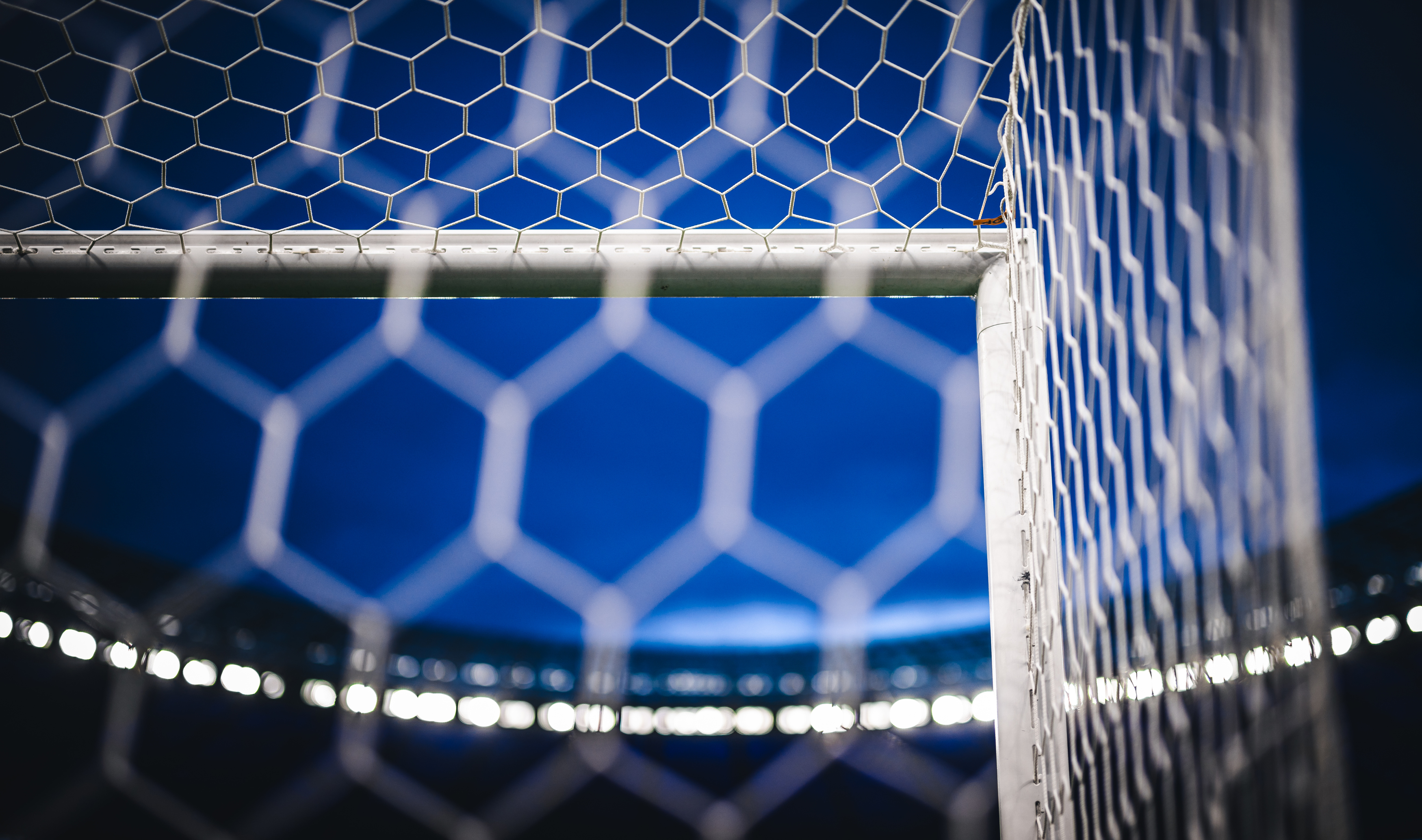 Ein Tor im Olympiastadion.