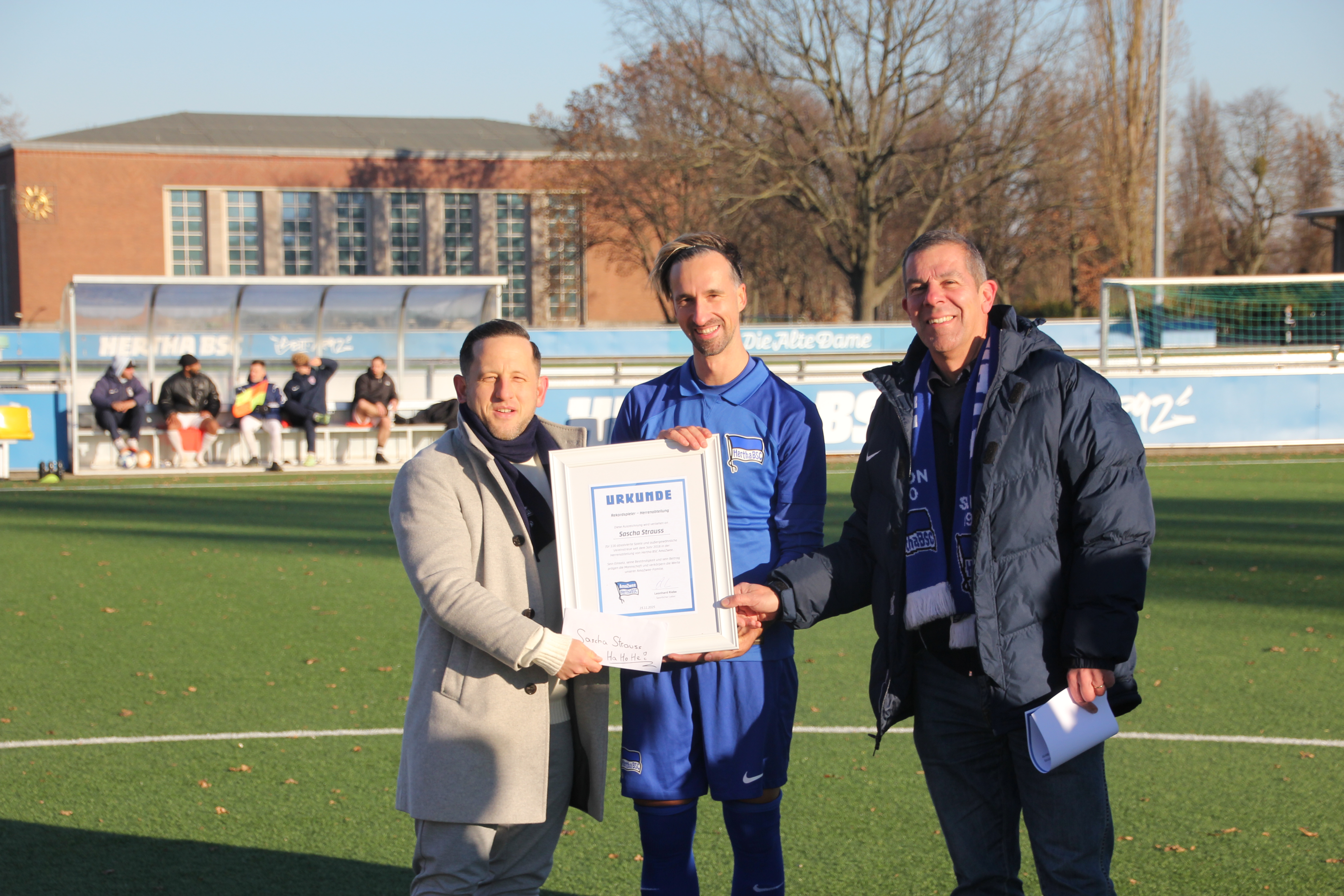 Ama Zwee-Rekordspieler Sascha Strauss.