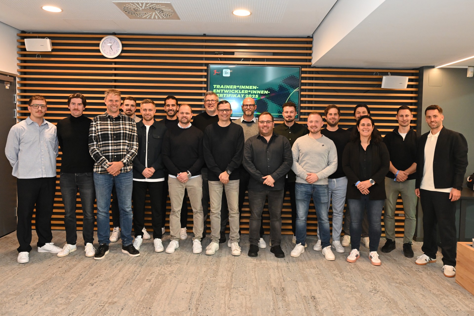 Die Teilnehmer am Trainerentwickler-Zertifikat.
