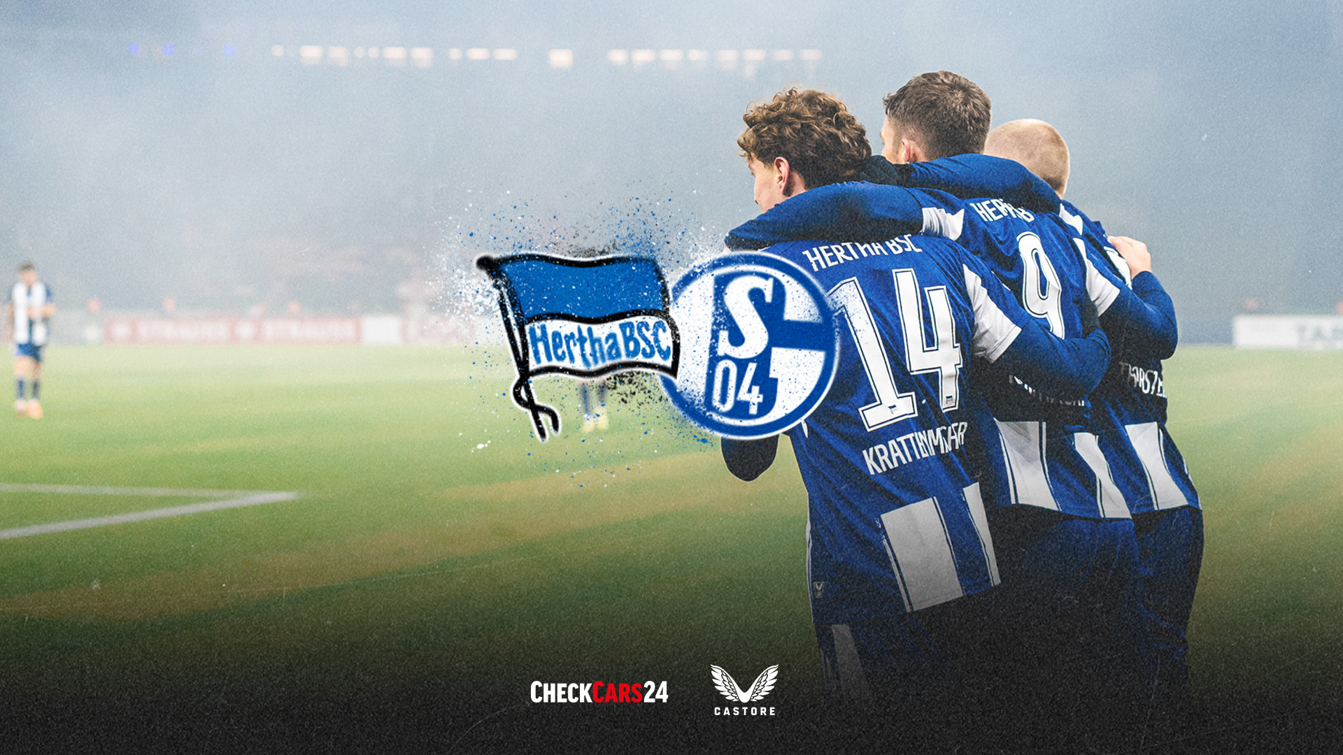 Die Ticketgrafik für das Heimspiel gegen Schalke.