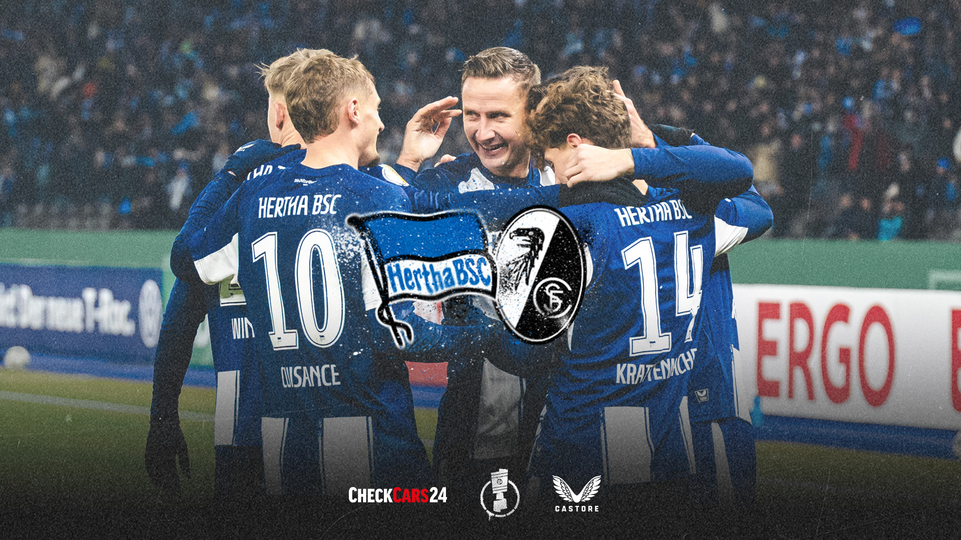 Die Ticketgrafik zum Heimspiel gegen den SC Freiburg.