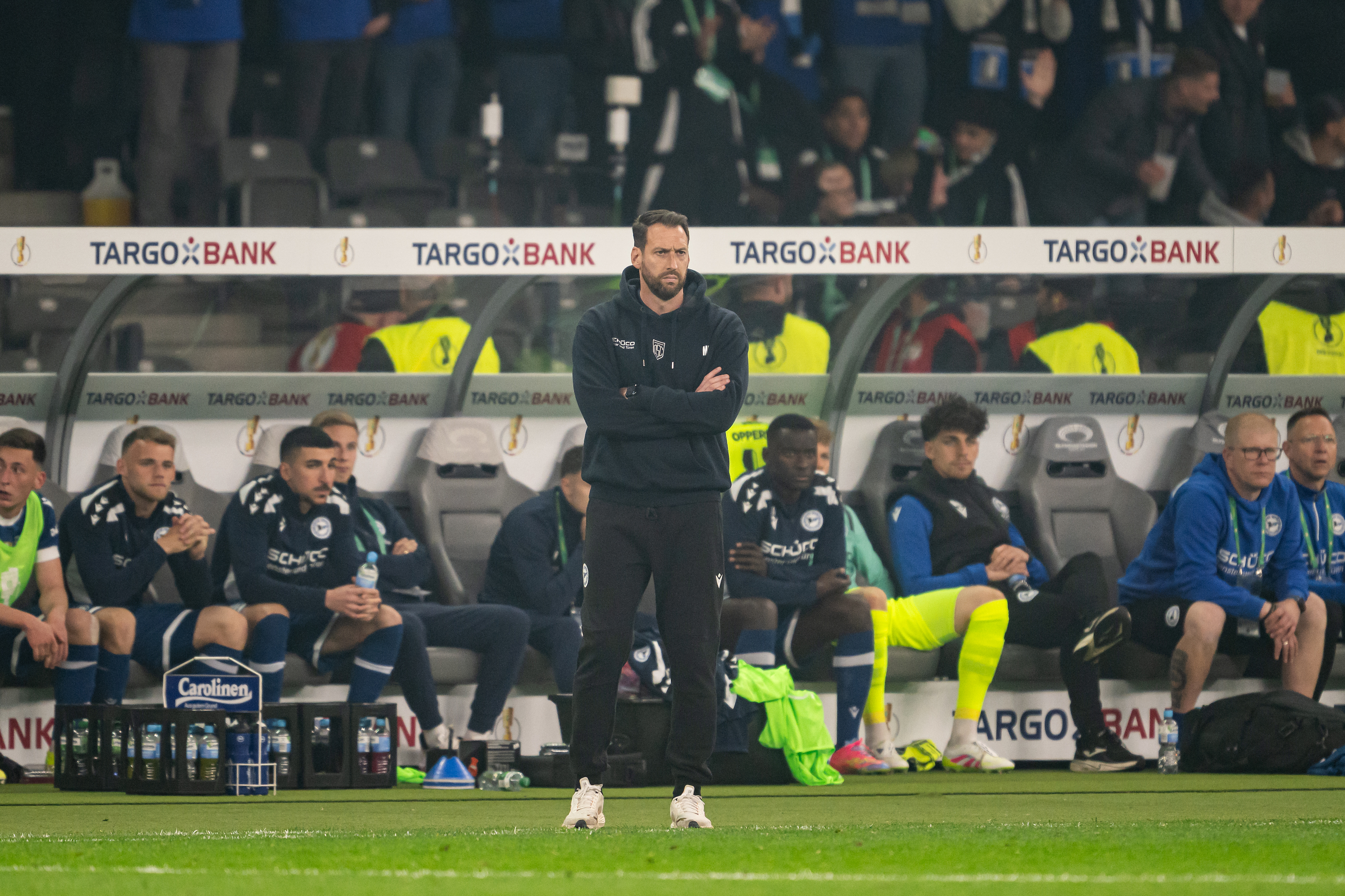 Mitch Kniat im Berliner Olympiastadion.