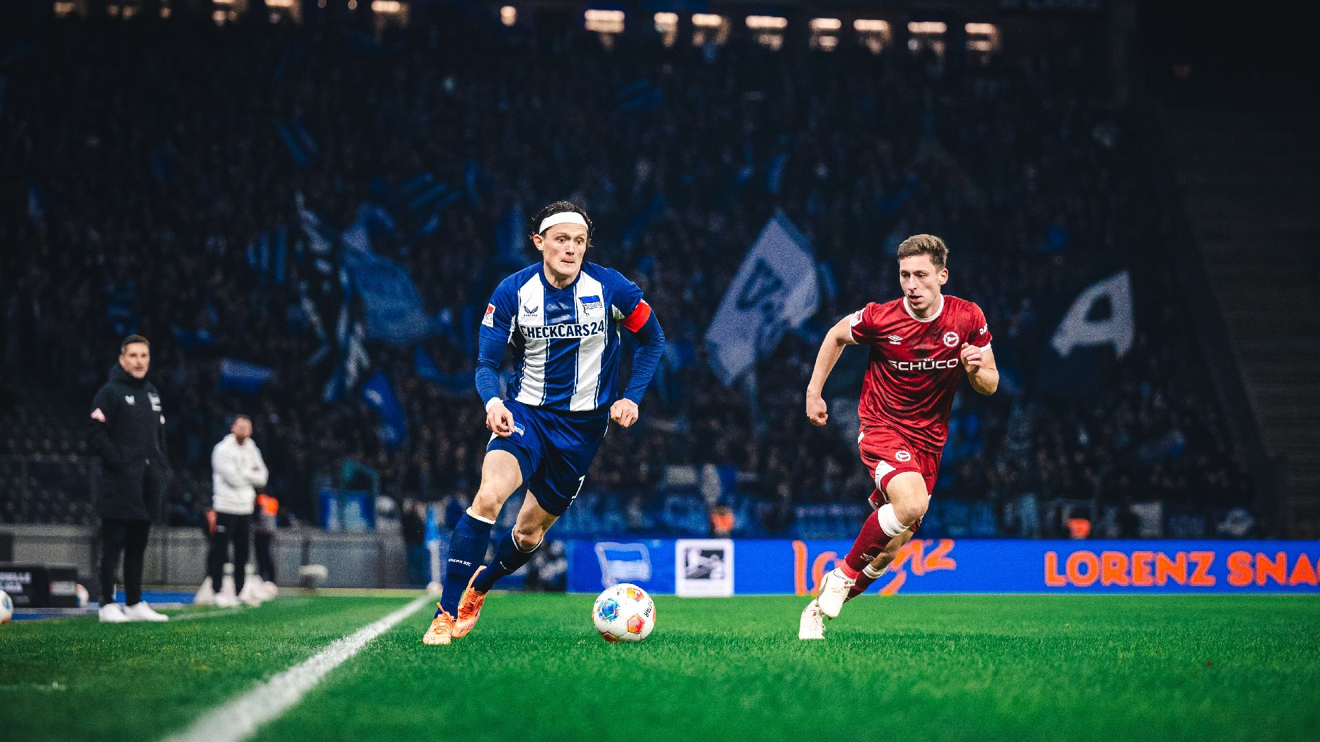 Reese im Sprintduell.