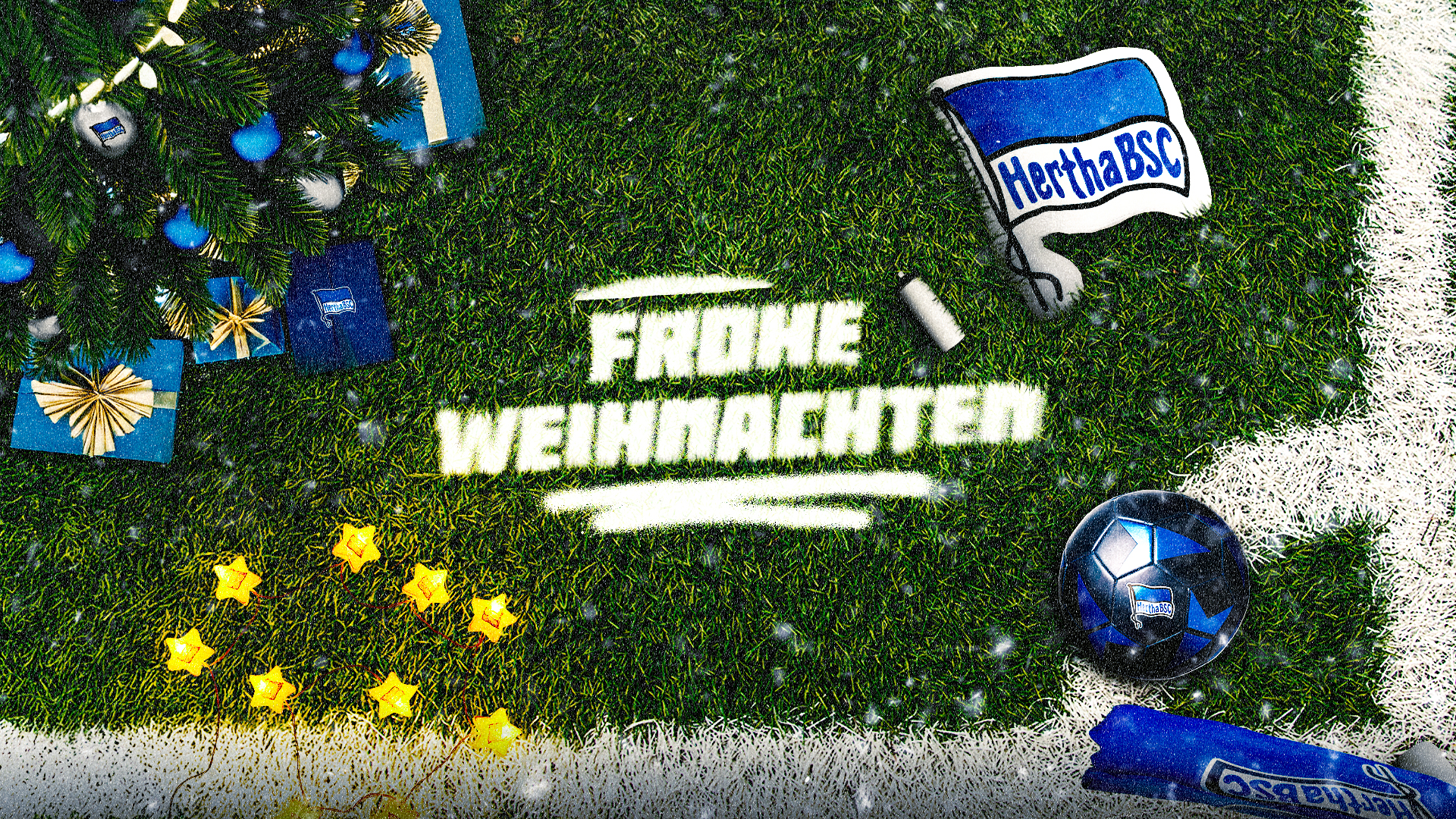 Die Hertha-Weihnachtsgrafik 2025.