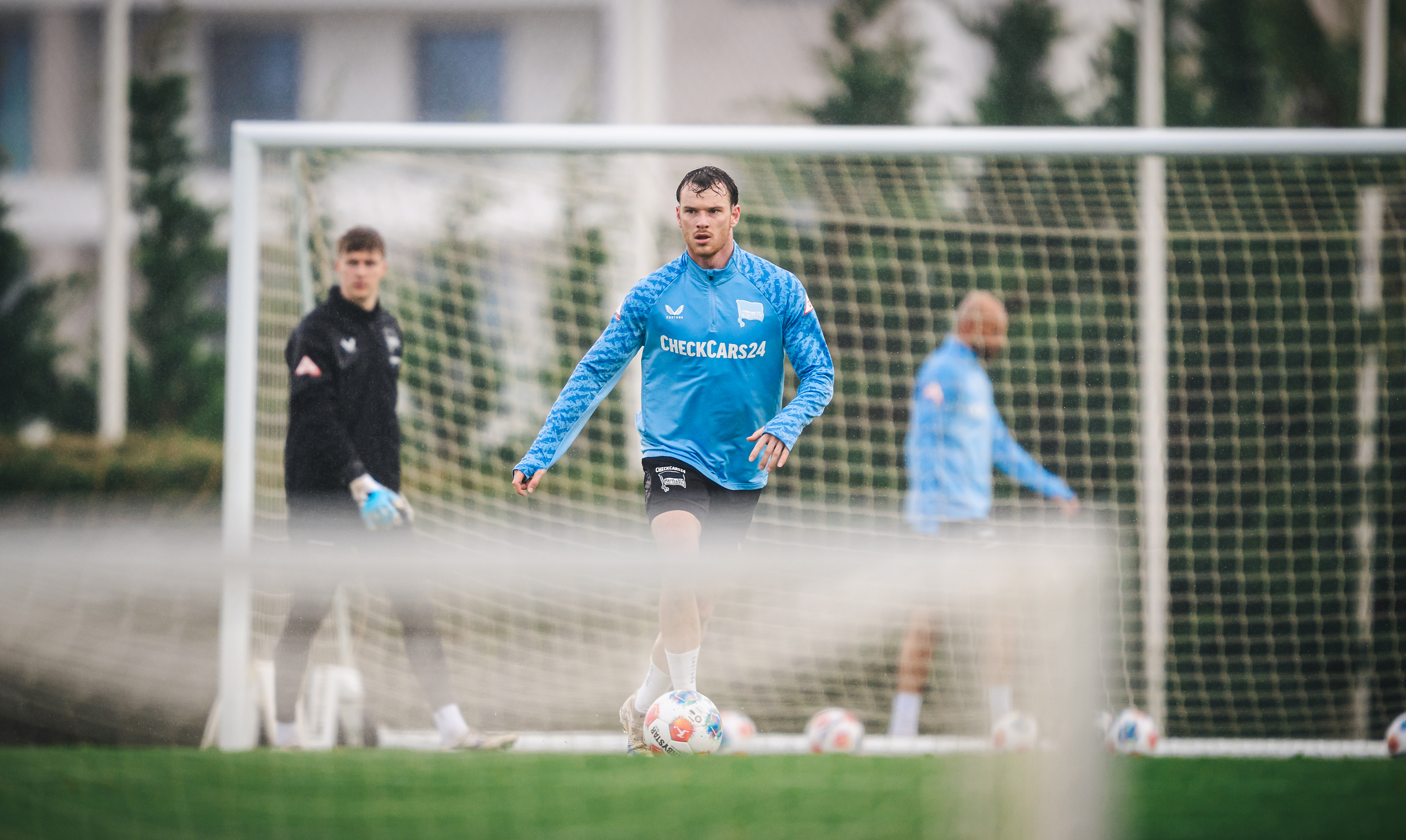 Pascal Klemens beim Training in Portugal.