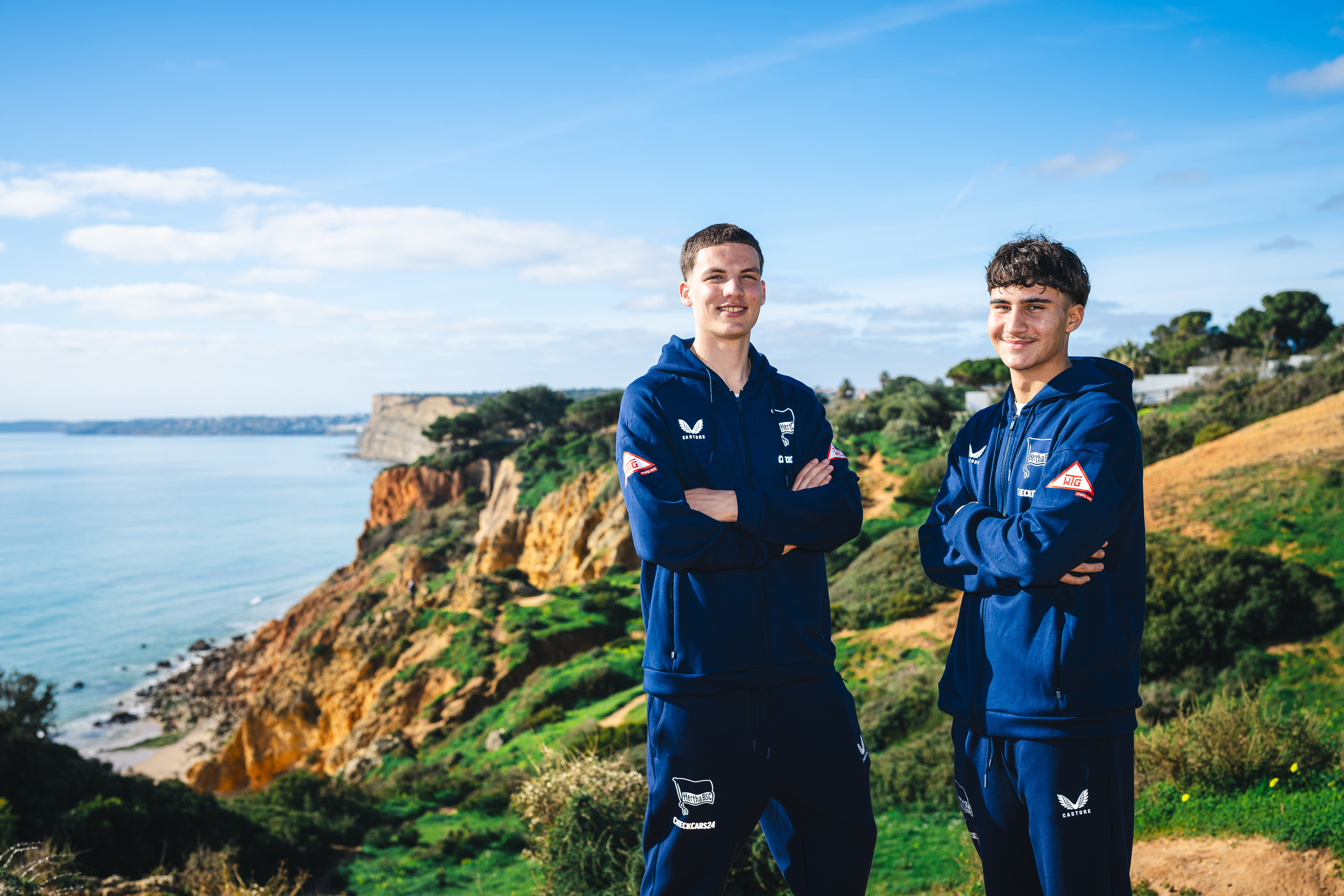 Soufian Gouram und Kian Todorović im Porträt.