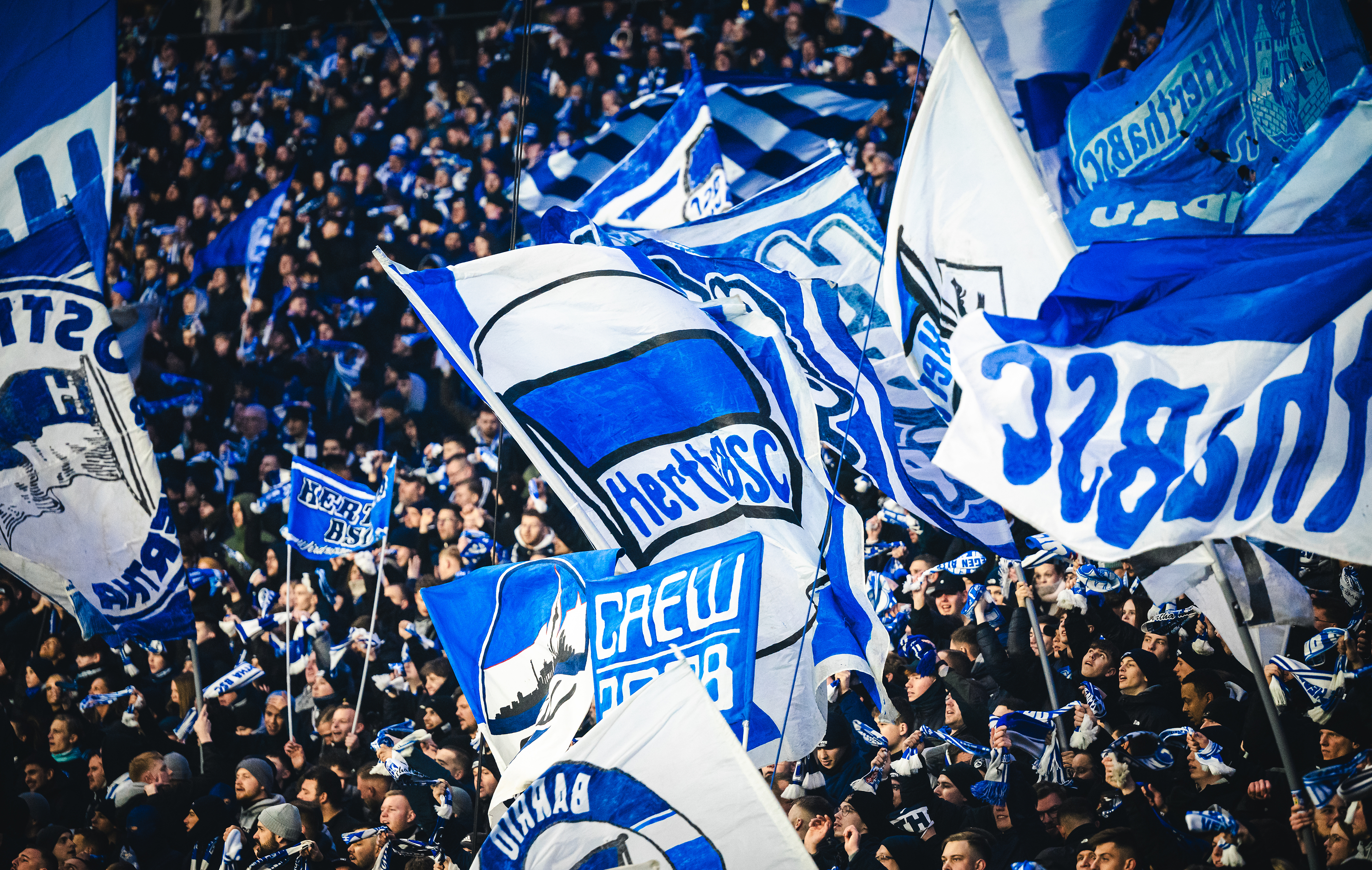 Hertha-Fans in der Ostkurve.