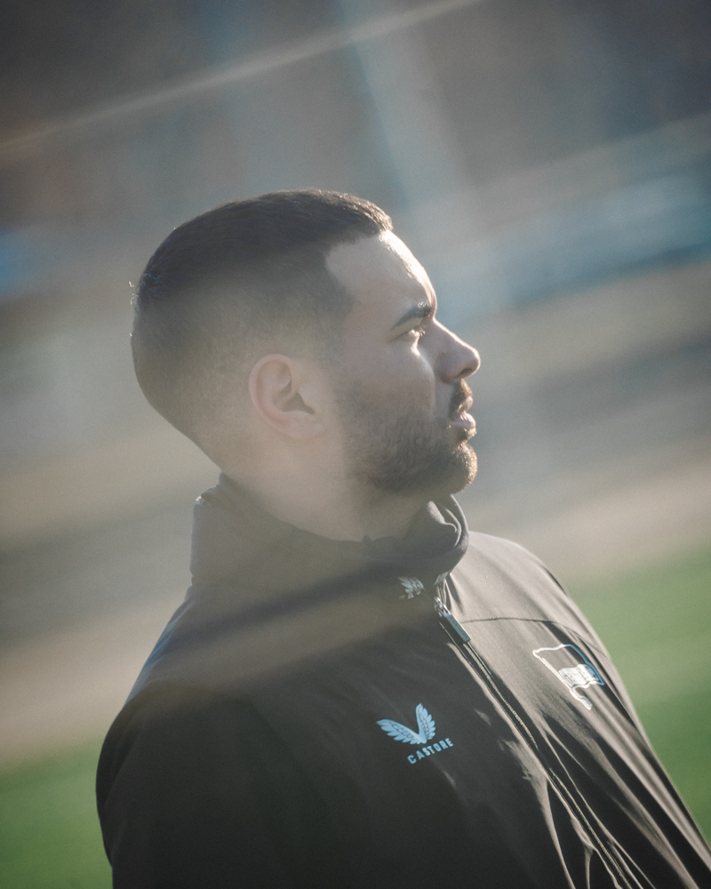 Kostas Kotsifakis auf dem Trainingsplatz.
