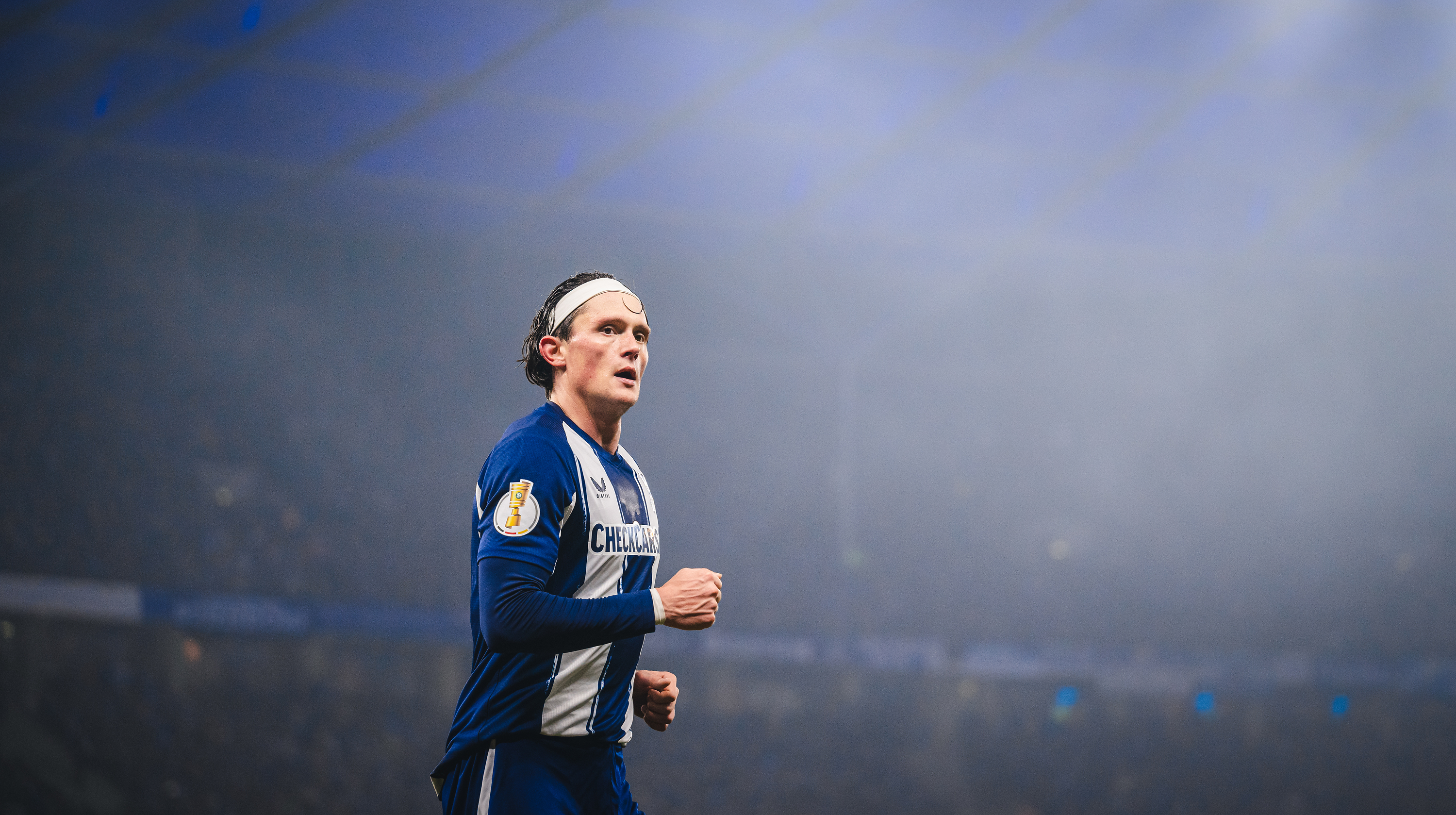 Fabian Reese im Pokalspiel gegen Kaiserslautern.