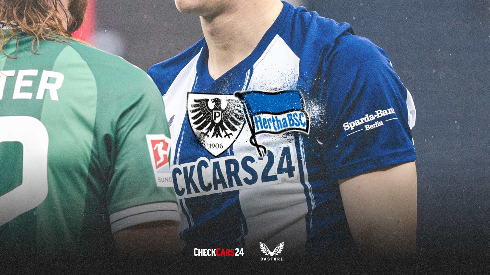 Die Ticketgrafik für das Auswärtsspiel in Münster.