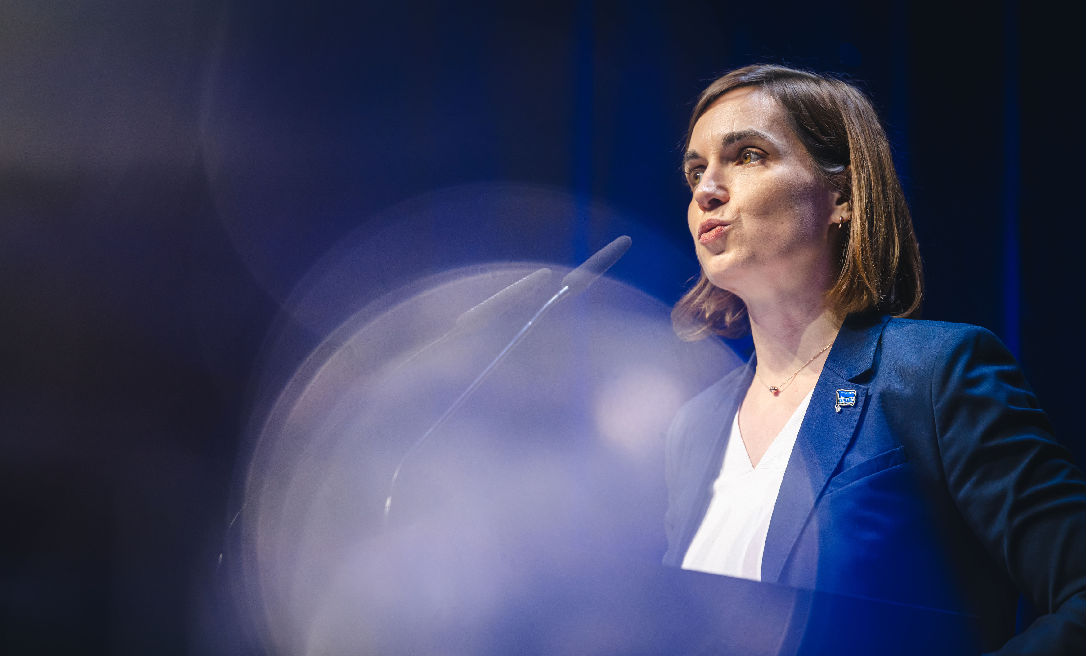 Anne Noske auf der Mitgliederversammlung im November 2025.