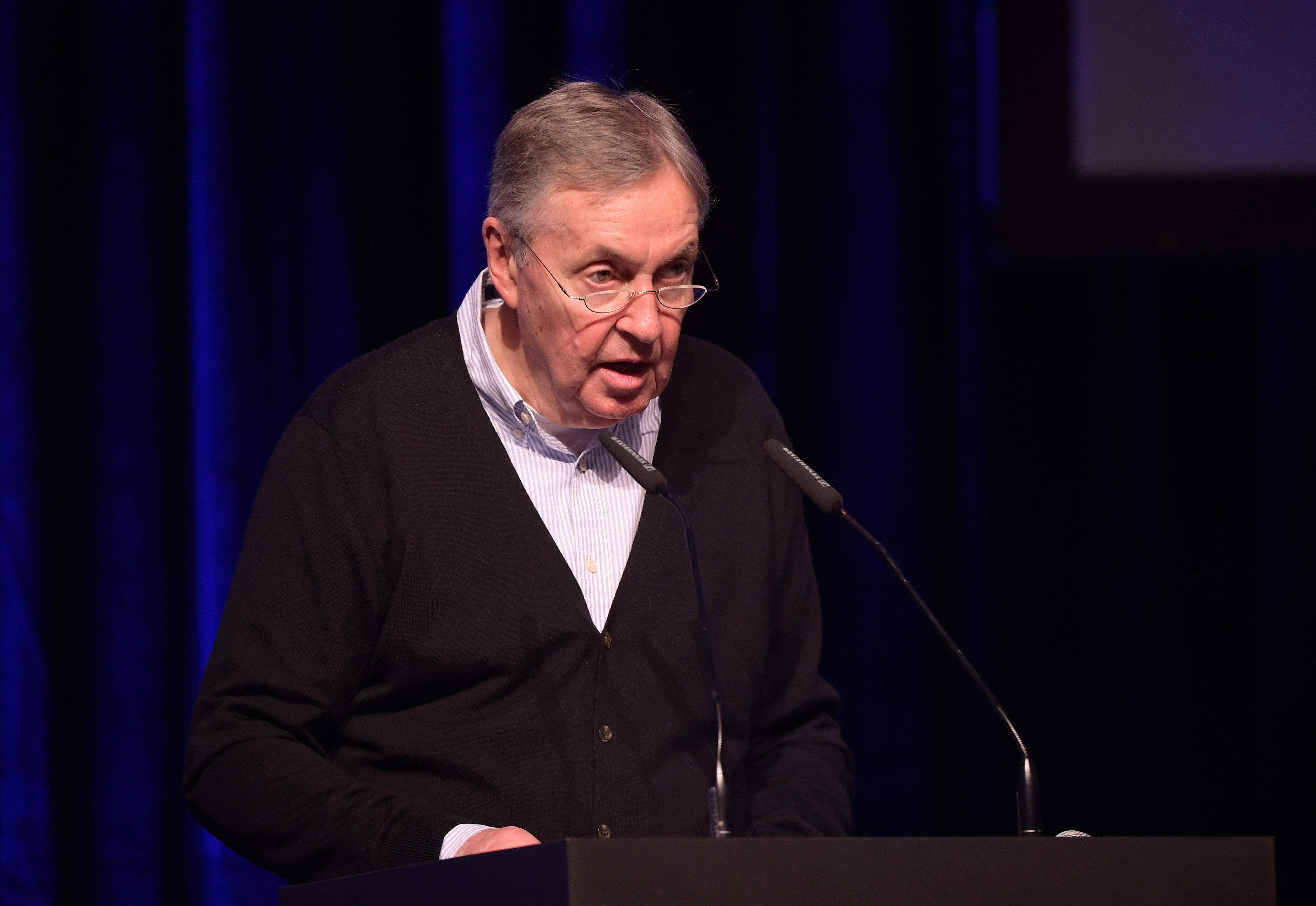 Klaus-Dieter Böhlo bei der Mitgliederversammlung.