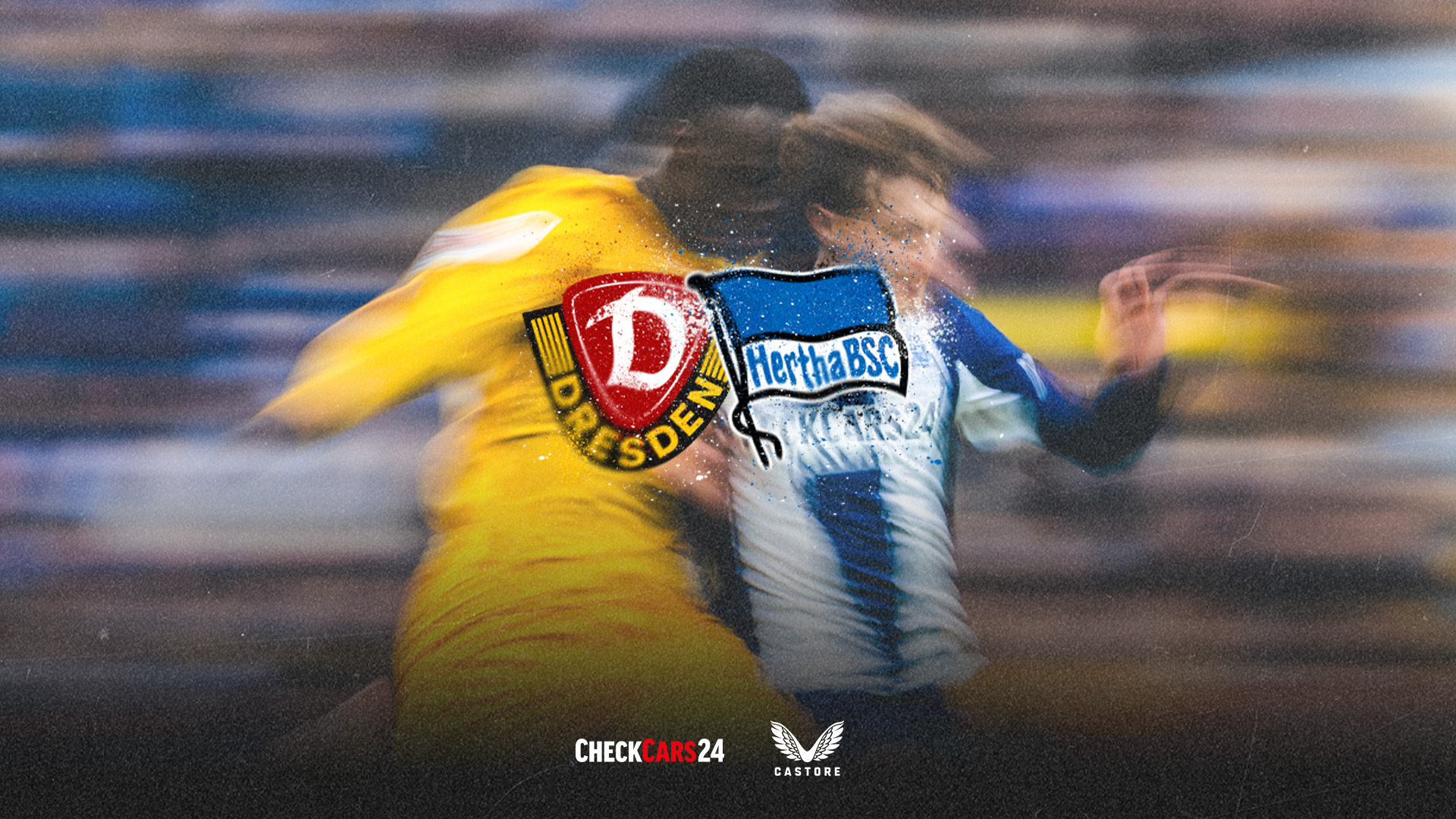 Die Ankündigungsgrafik für das Auswärtsspiel in Dresden.