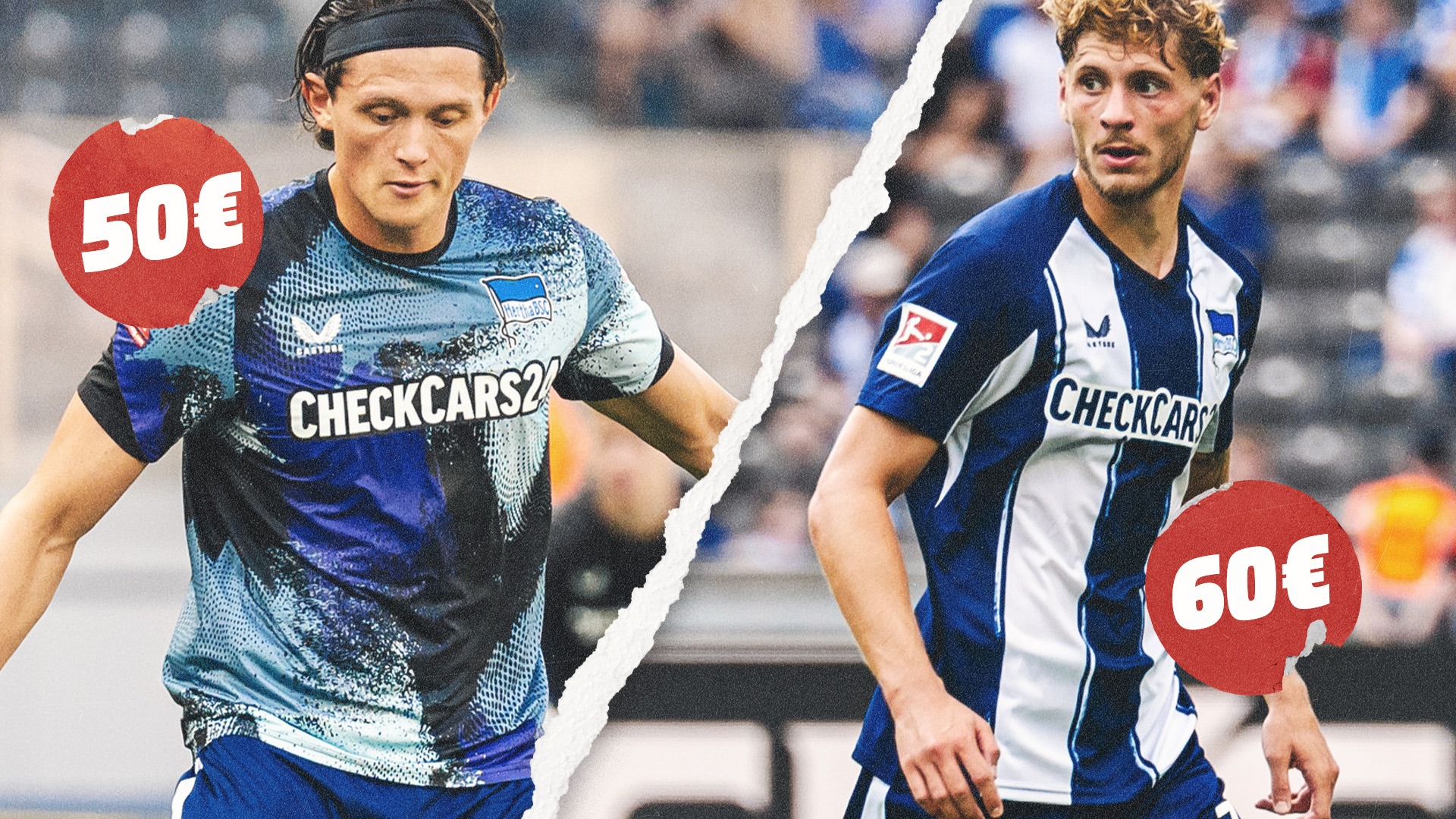 Die Grafik für das Angebot zum Prematch Shirt und Heimtrikot.