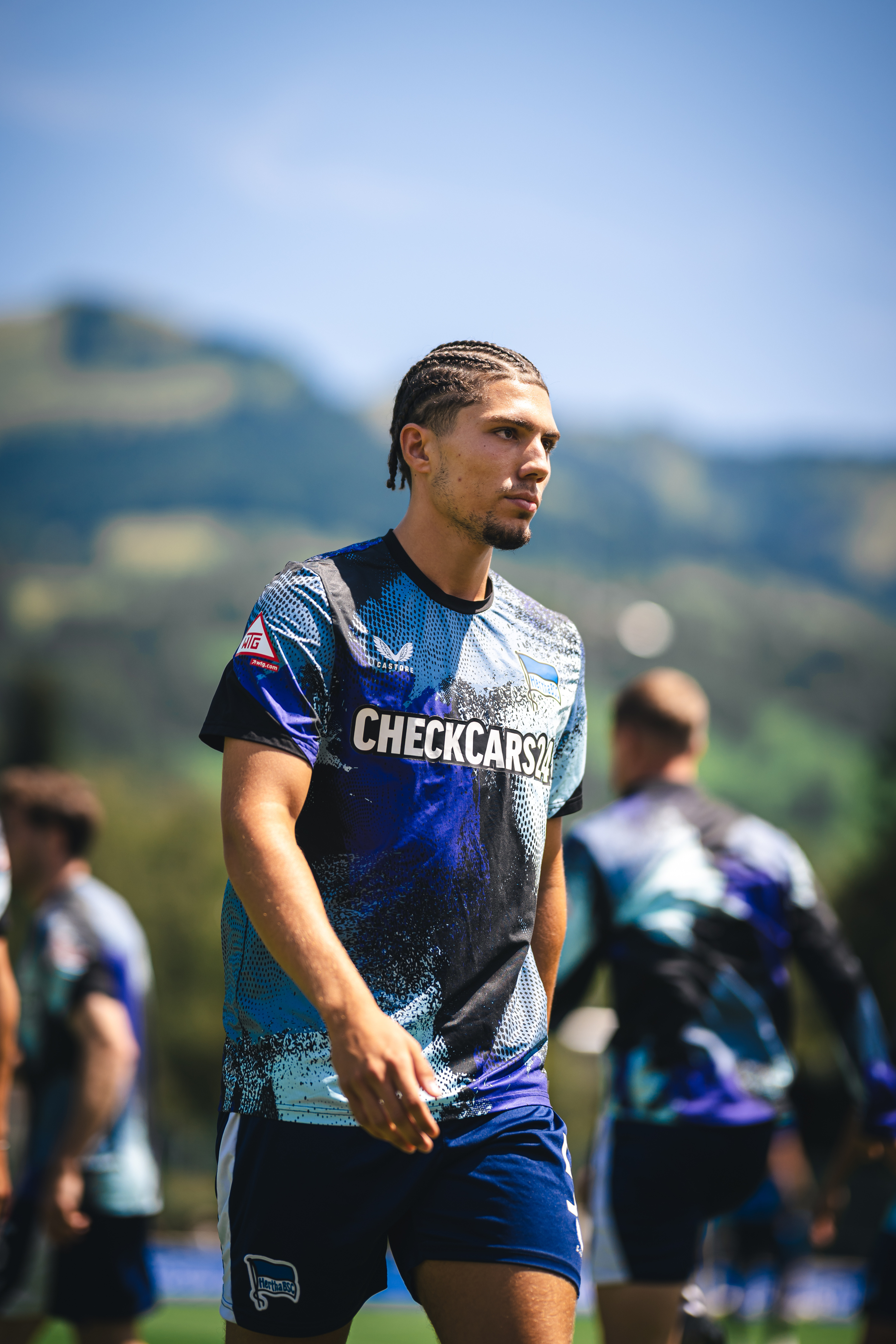 Selim Telib im Trainingslager.