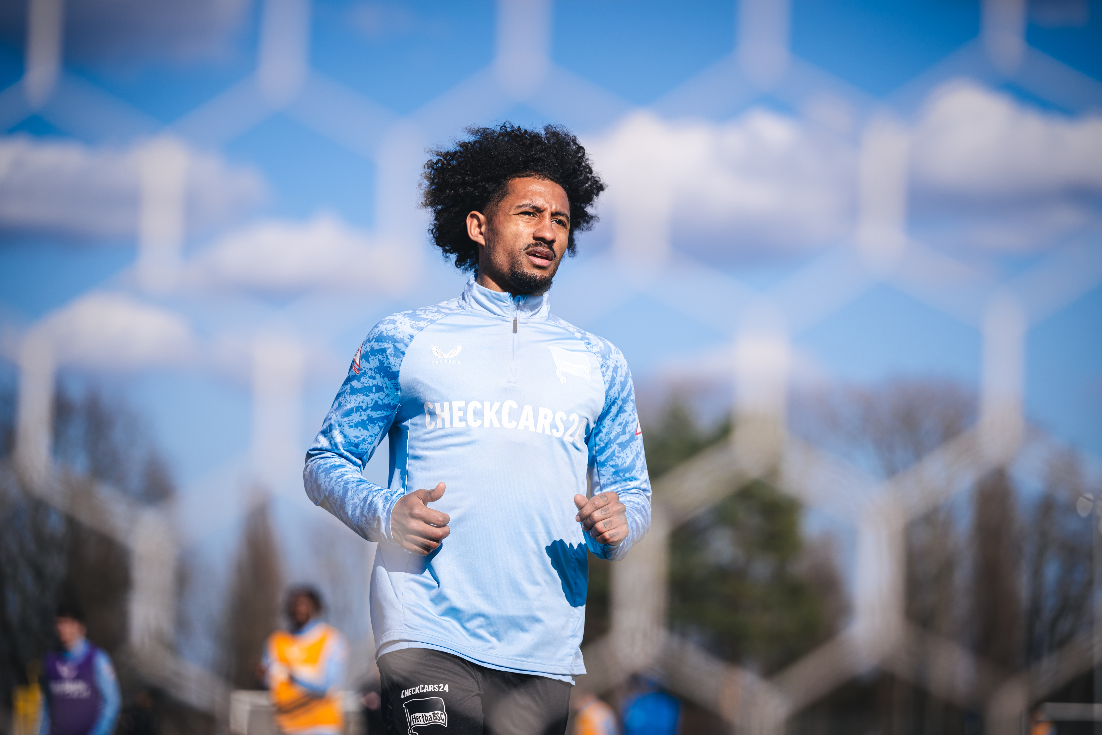 Jeremy Dudziak beim Training.