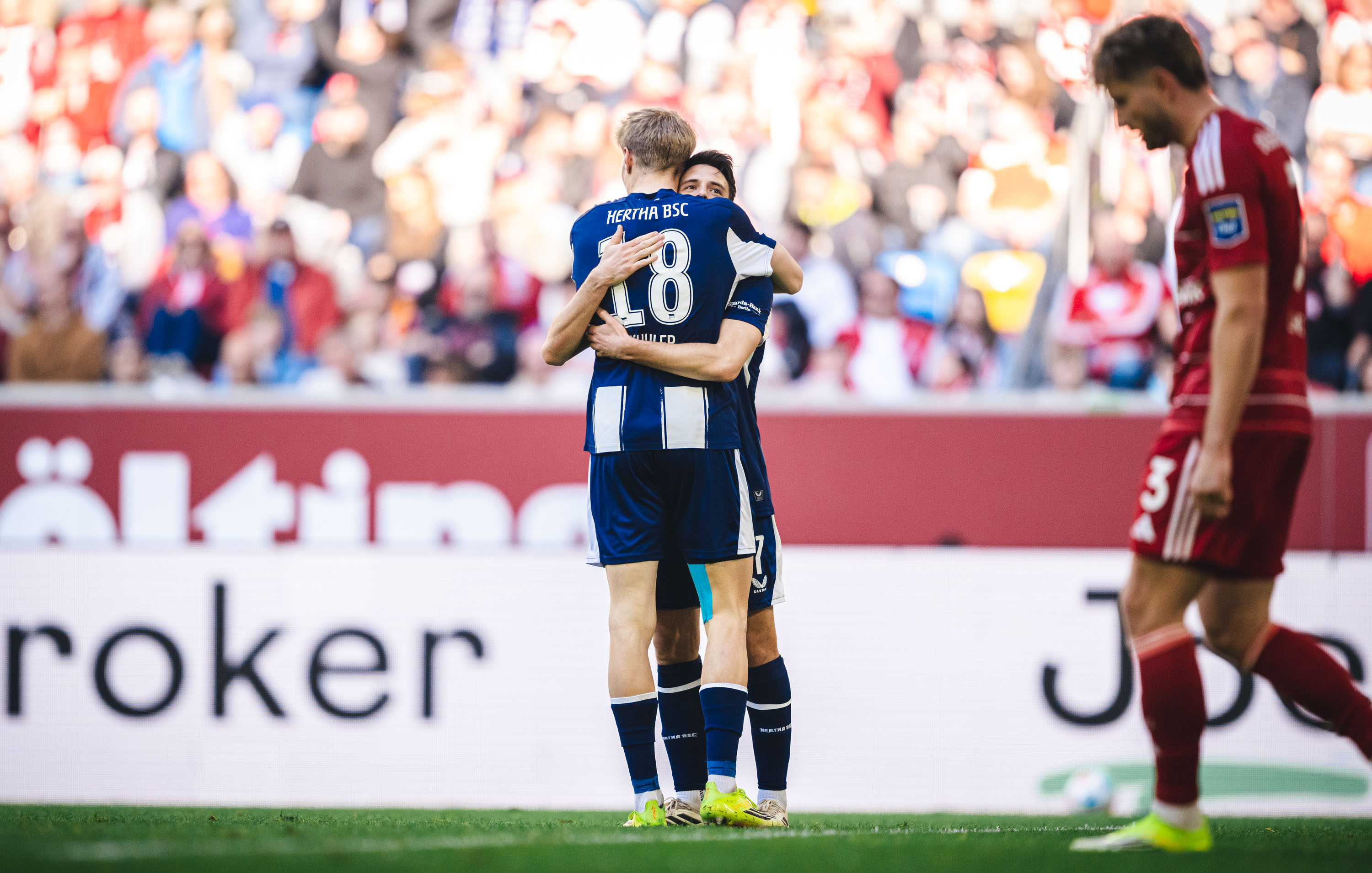 Luca Schuler im Spiel gegen Fortuna Düsseldorf.