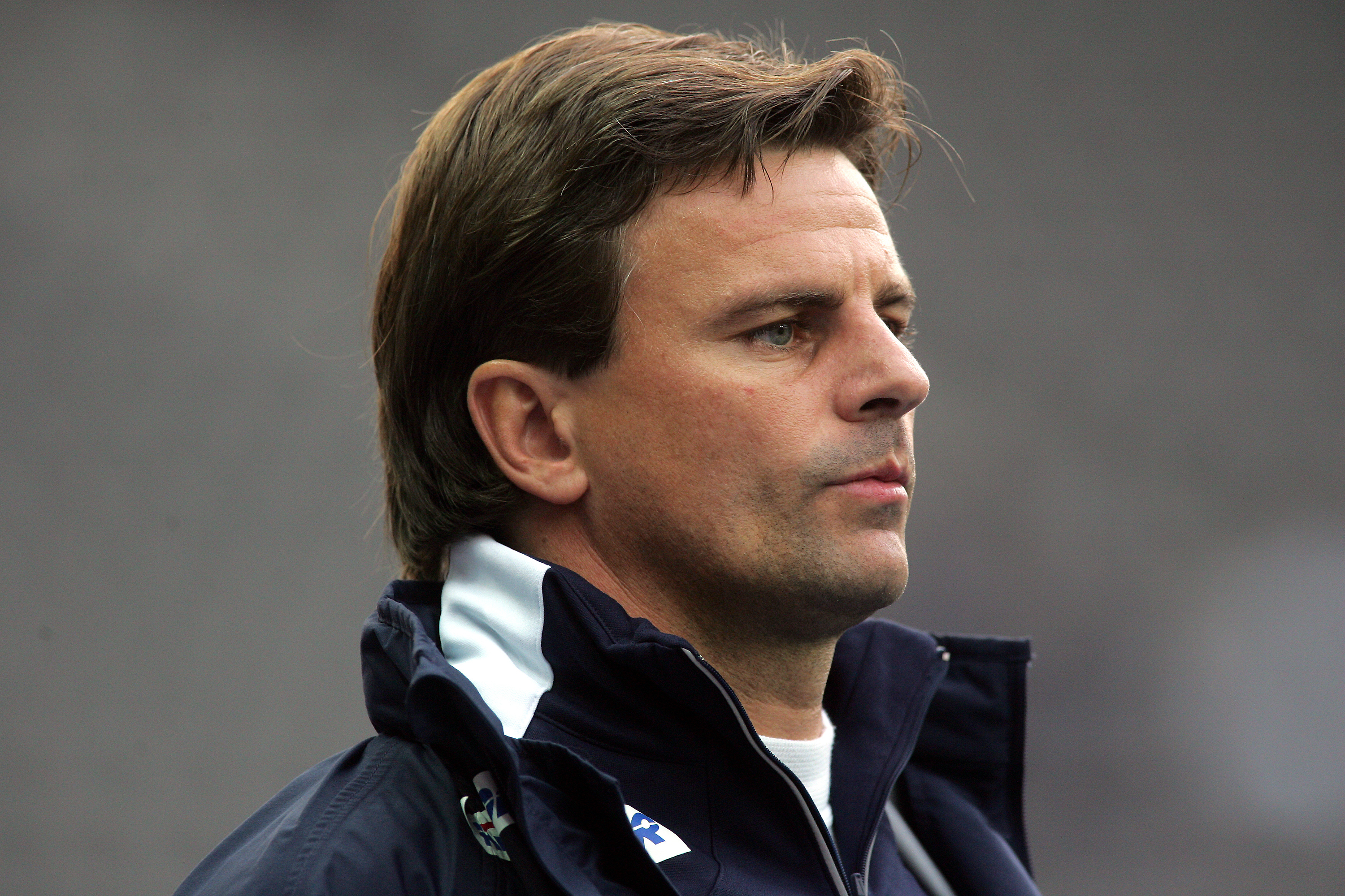 Falko Götz als Trainer von Hertha BSC.