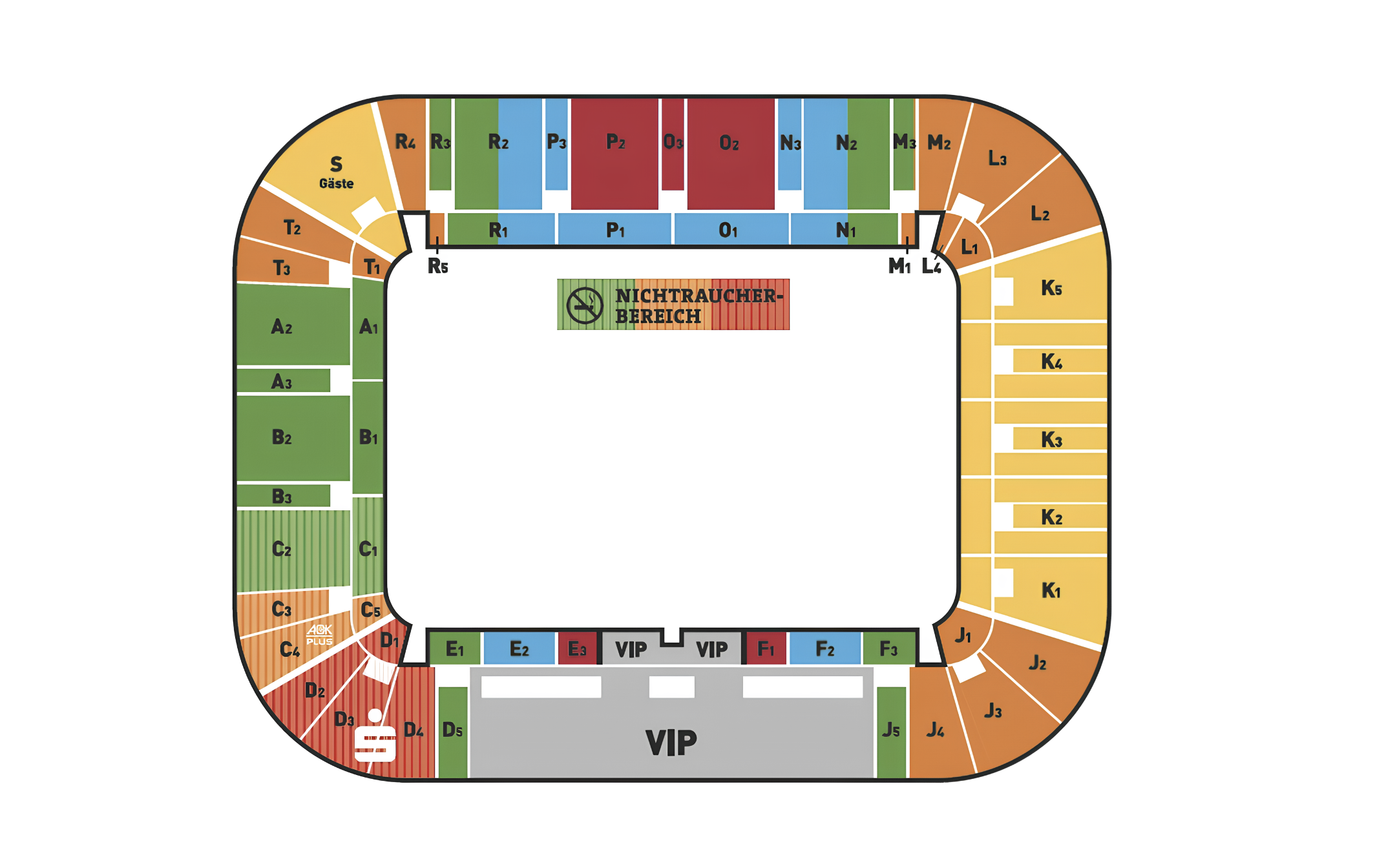 Der Plan des Rudolf-Harbig-Stadions.