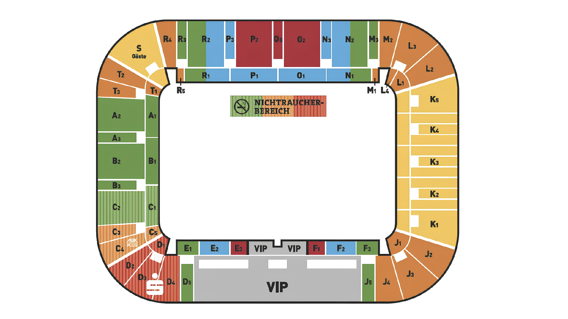 Der Plan des Rudolf-Harbig-Stadions.
