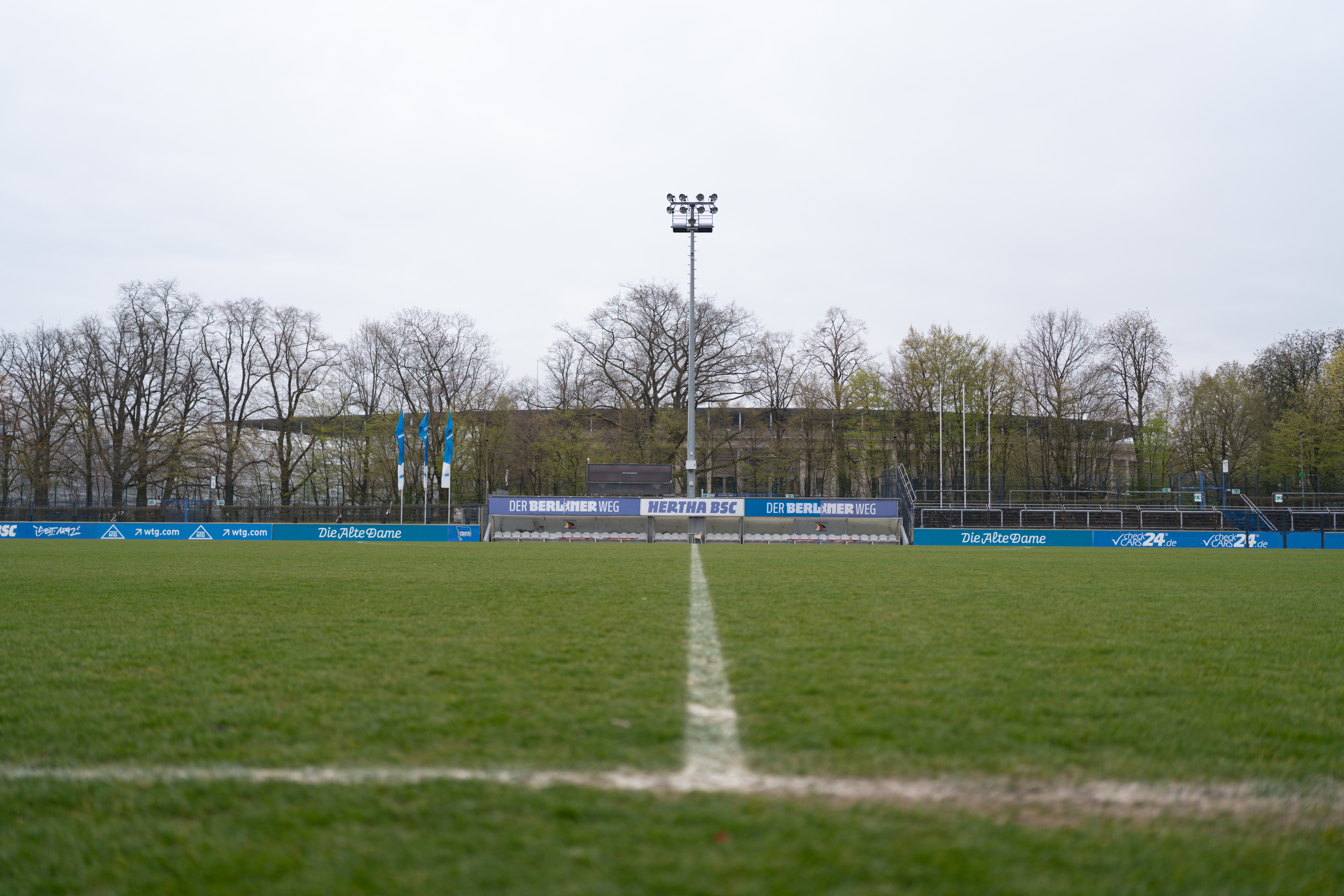 Das Stadion auf dem Wurfplatz/Amateurstadion.