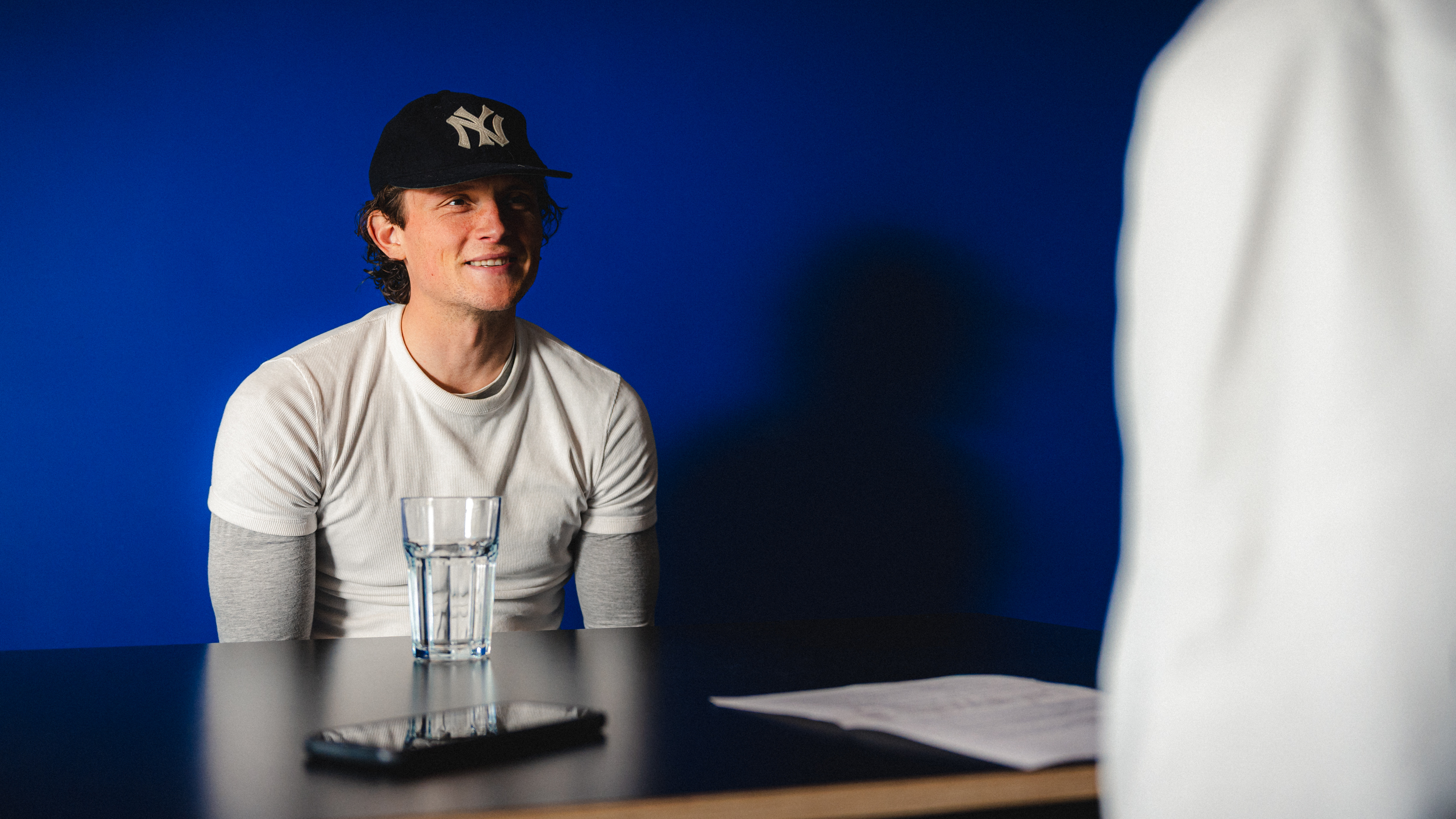 Fabian Reese im Gespräch.