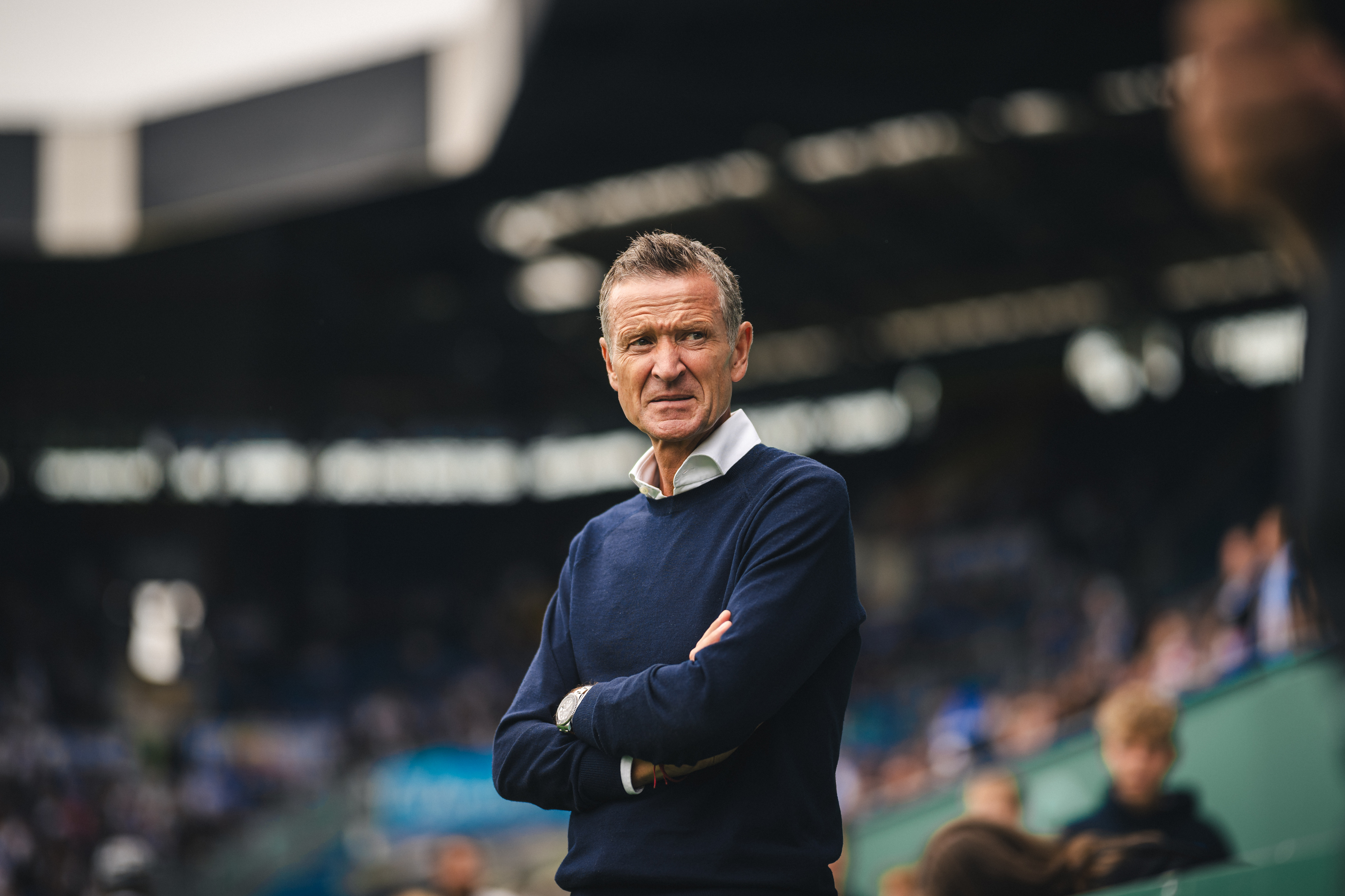 Thomas E. Herrich im Olympiastadion.