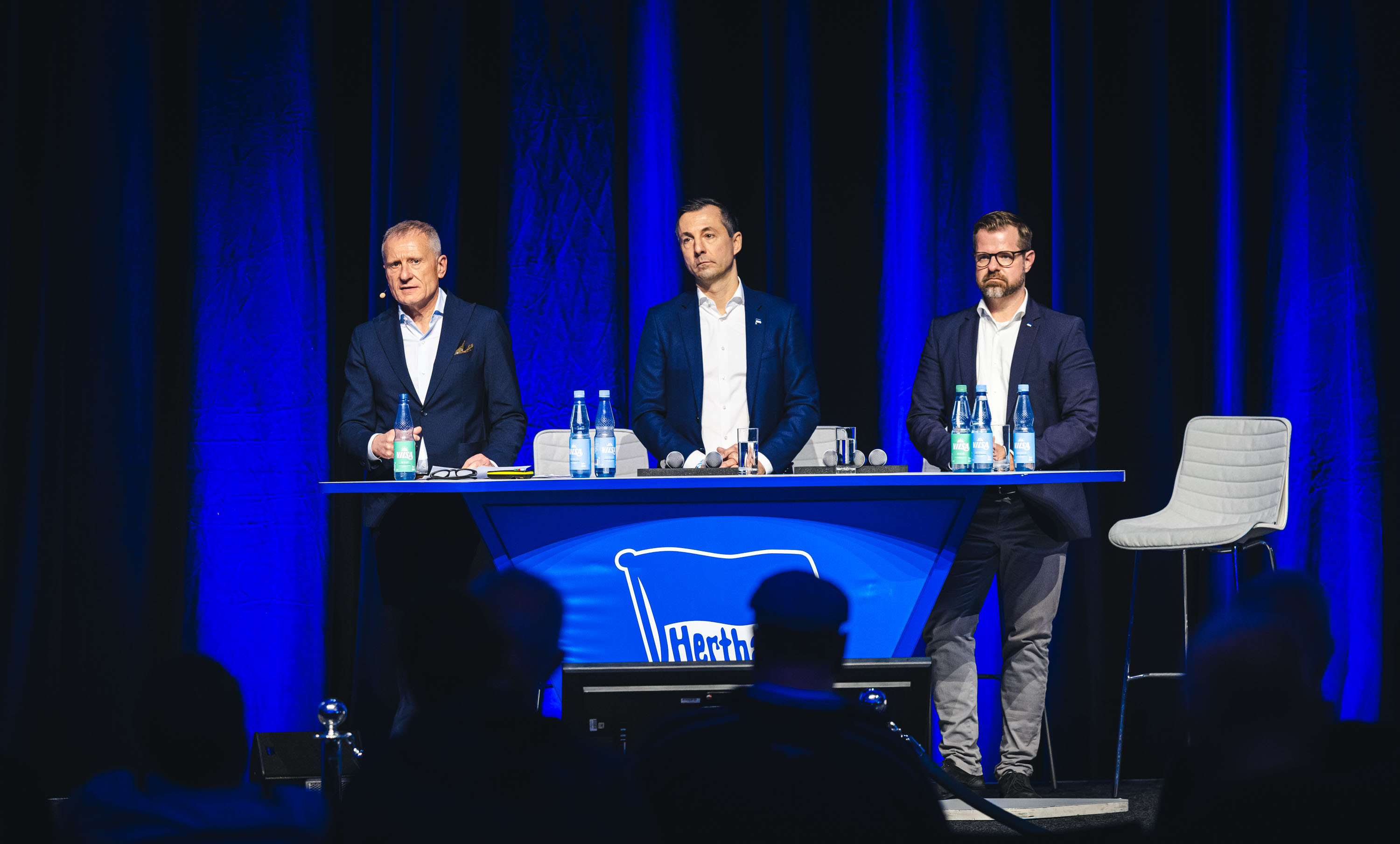 Dr. Peter Görlich, Ralf Huschen und Fabian Drescher auf der Mitgliederversammlung