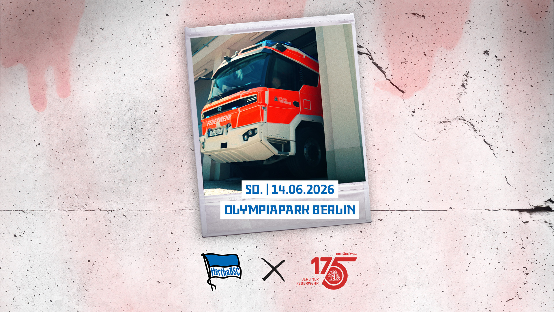 Die Ankündigungsgrafik zum Fest mit der Feuerwehr.