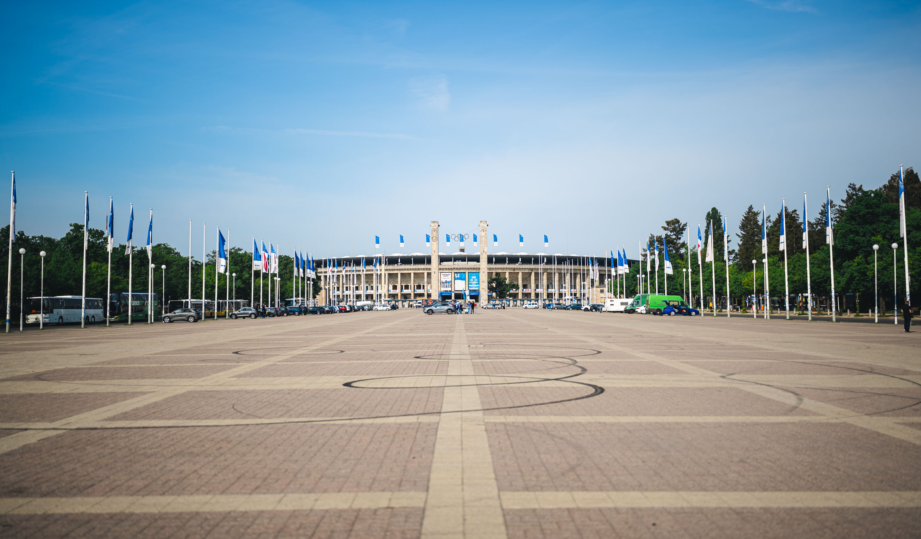 Der Olympische Platz.