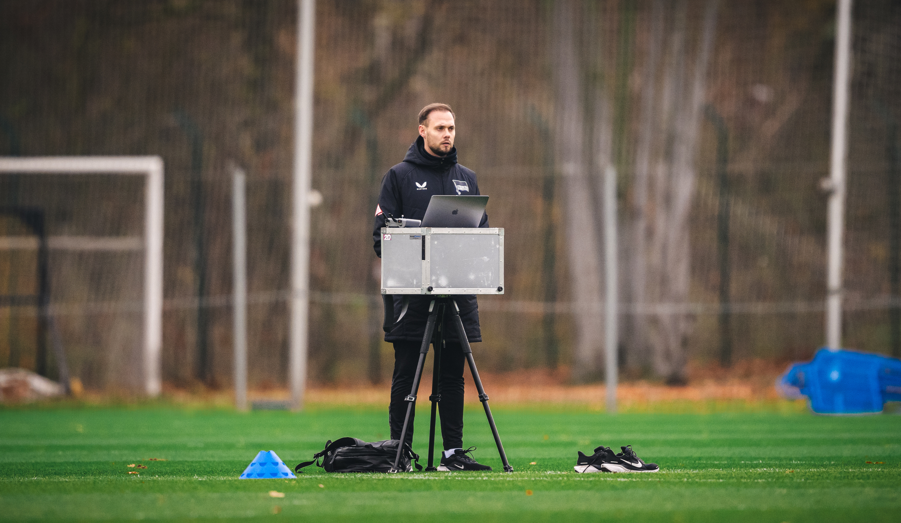 Fynn-Cedric Bach beim Training.
