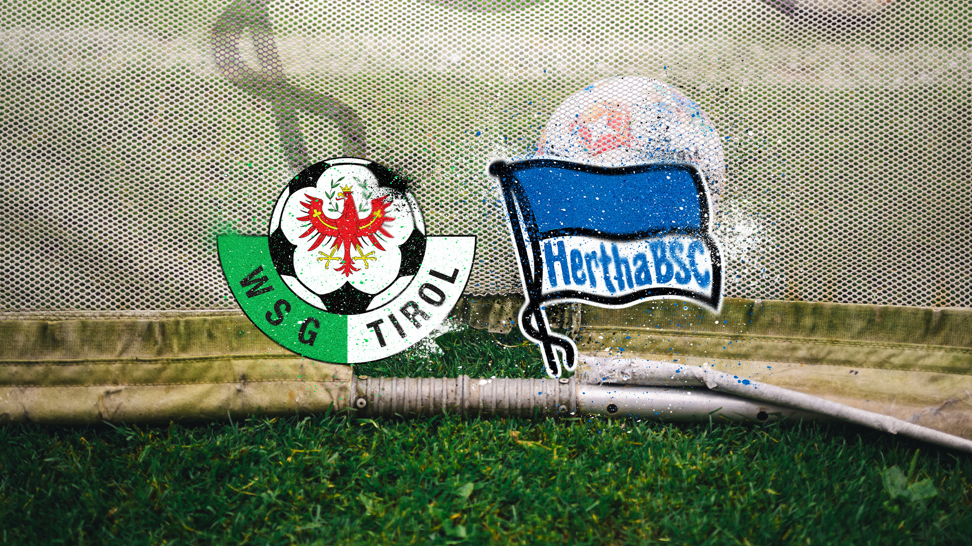 Die Ankündigungsgrafik für den Test gegen die WSG Tirol.