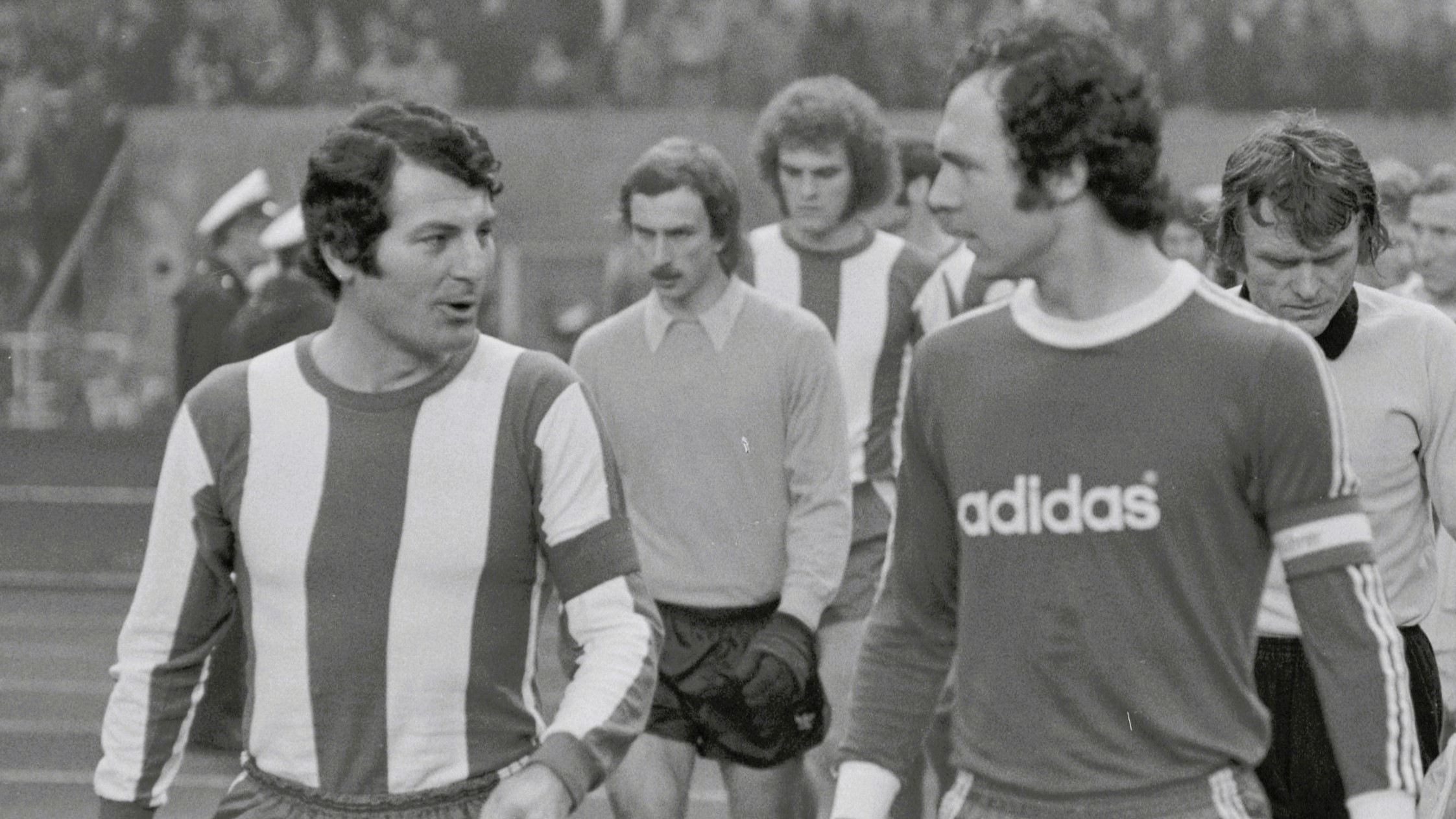 Ludwig Müller und Franz Beckenbauer.
