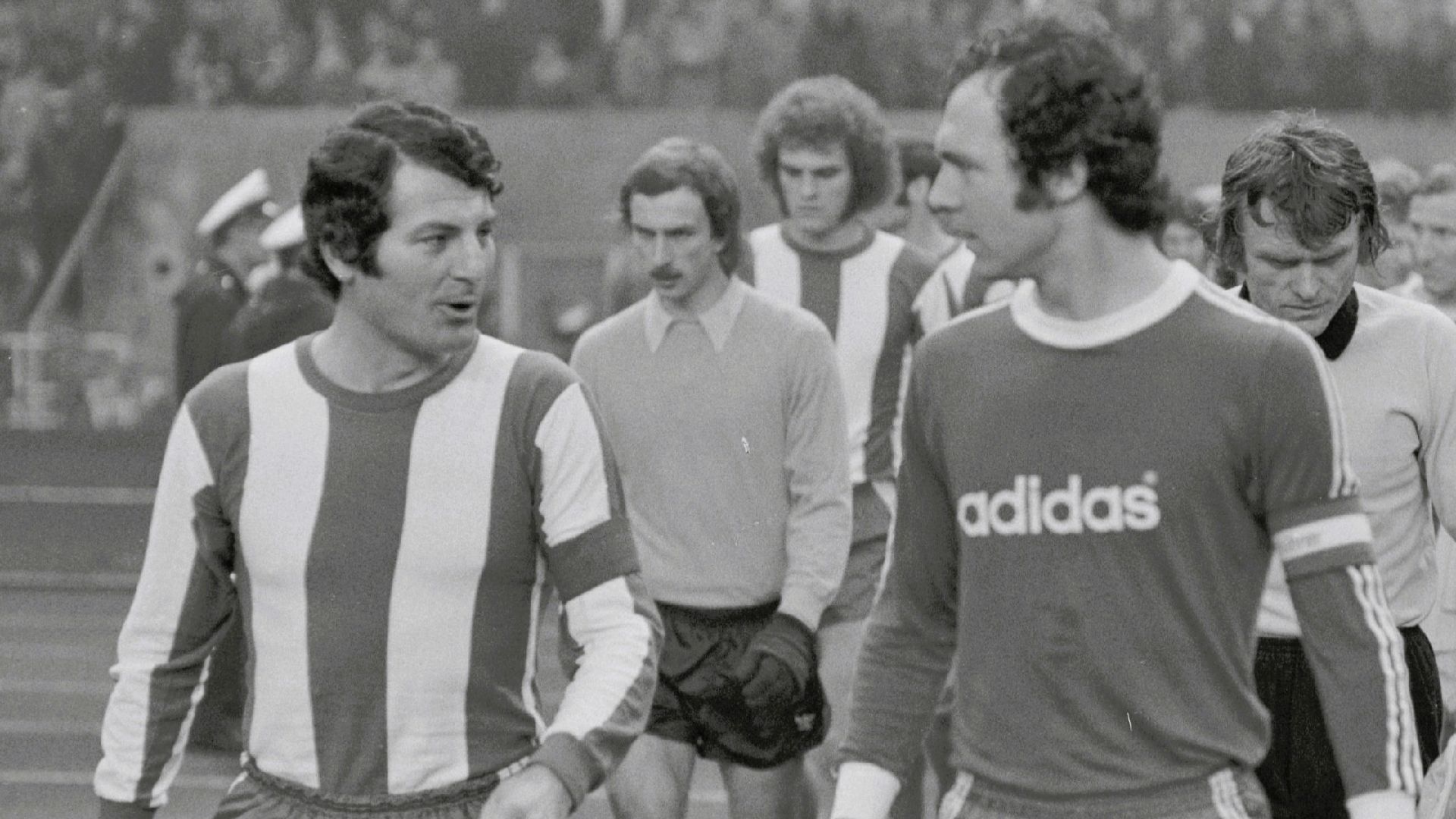 Ludwig Müller und Franz Beckenbauer.