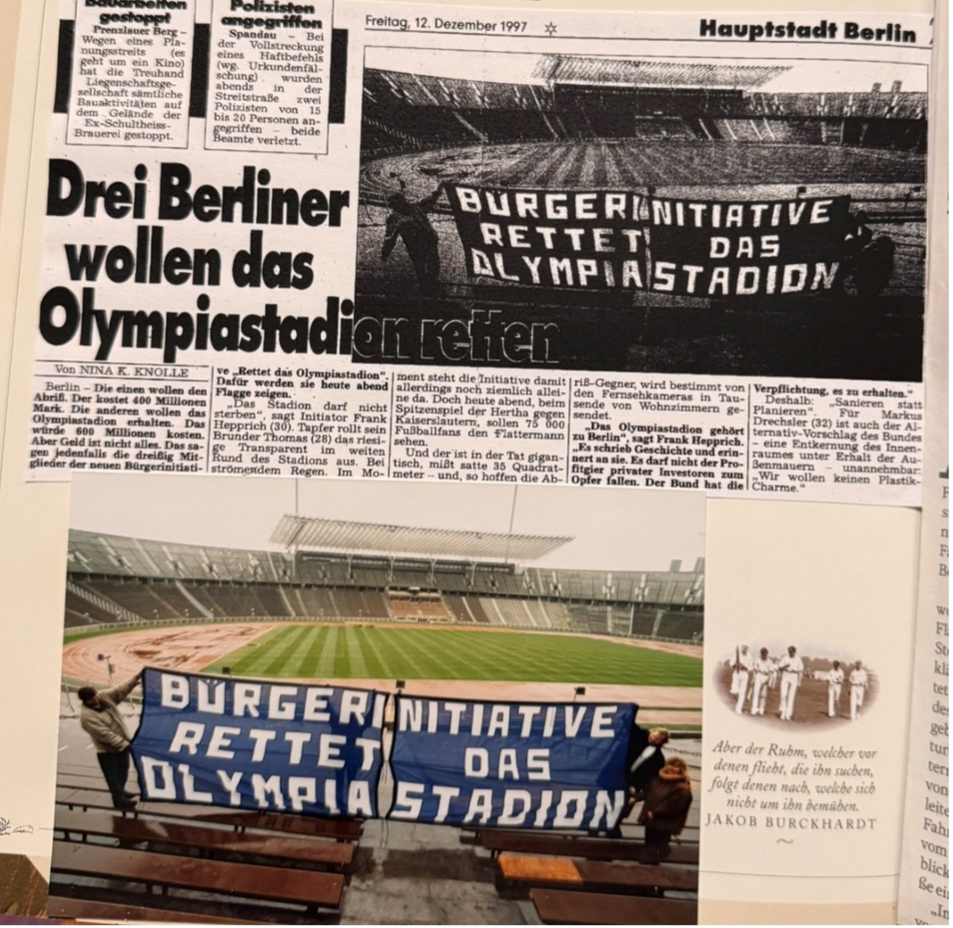 Zeitungsartikel zu Thomas Hepprichs Engagement.